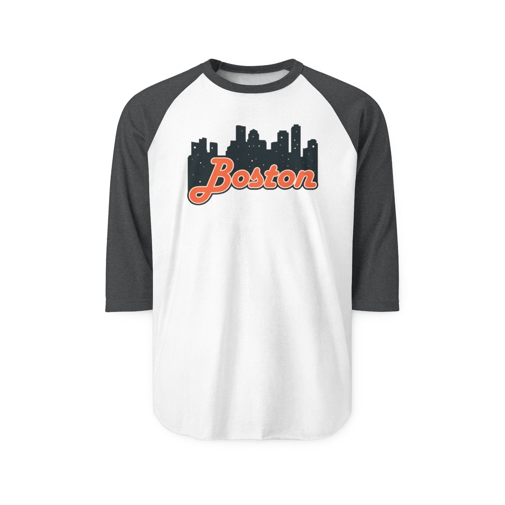 Boston City Unisex Raglan Shirt | Casual Wear, Sports Jersey, Gift for Travelers, Trendy Street Style, Boston Lover Apparel