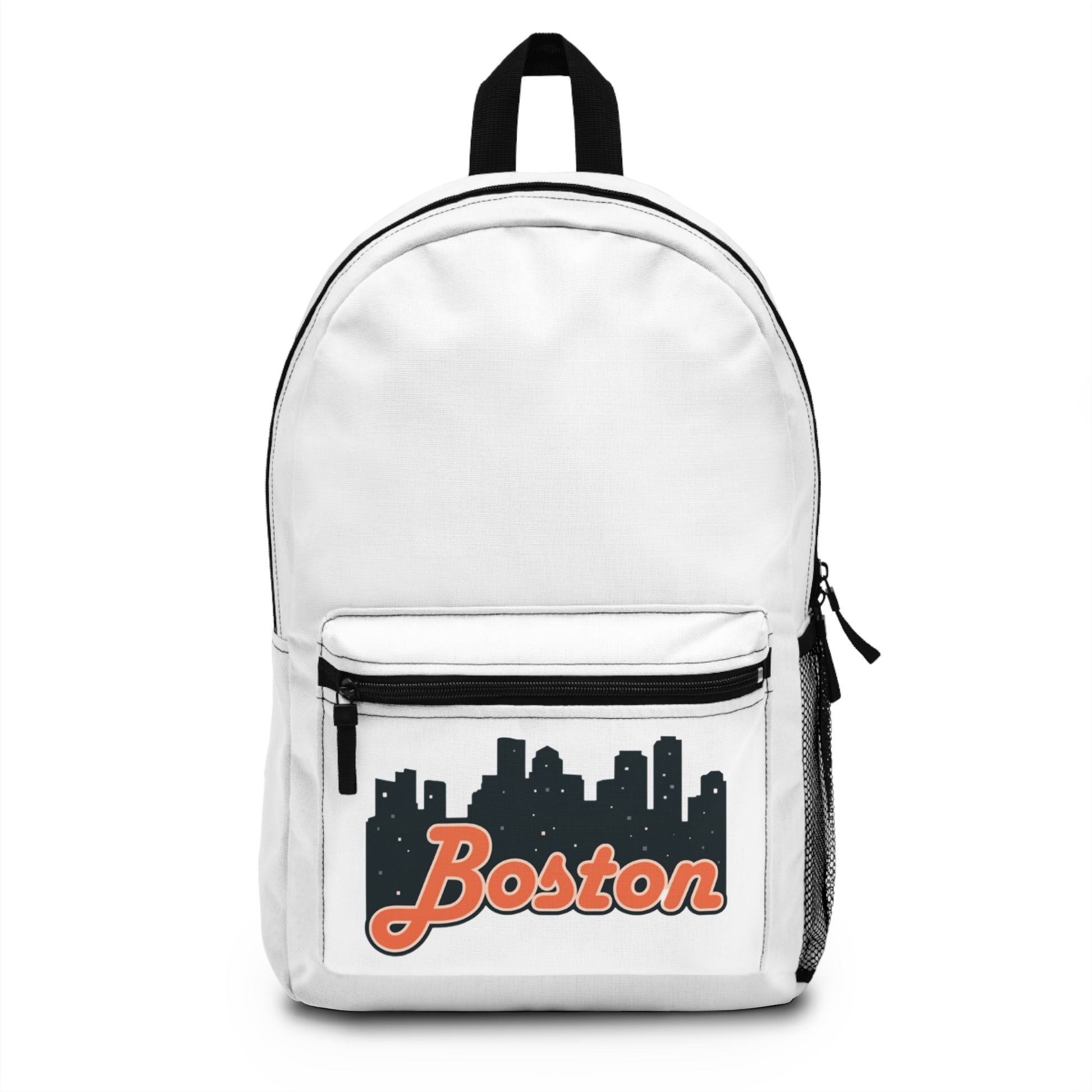 Boston Cityscape Backpack, Urban Travel Bag, College Book Bag, Gift for Students, Stylish Daypack, Casual Backpack