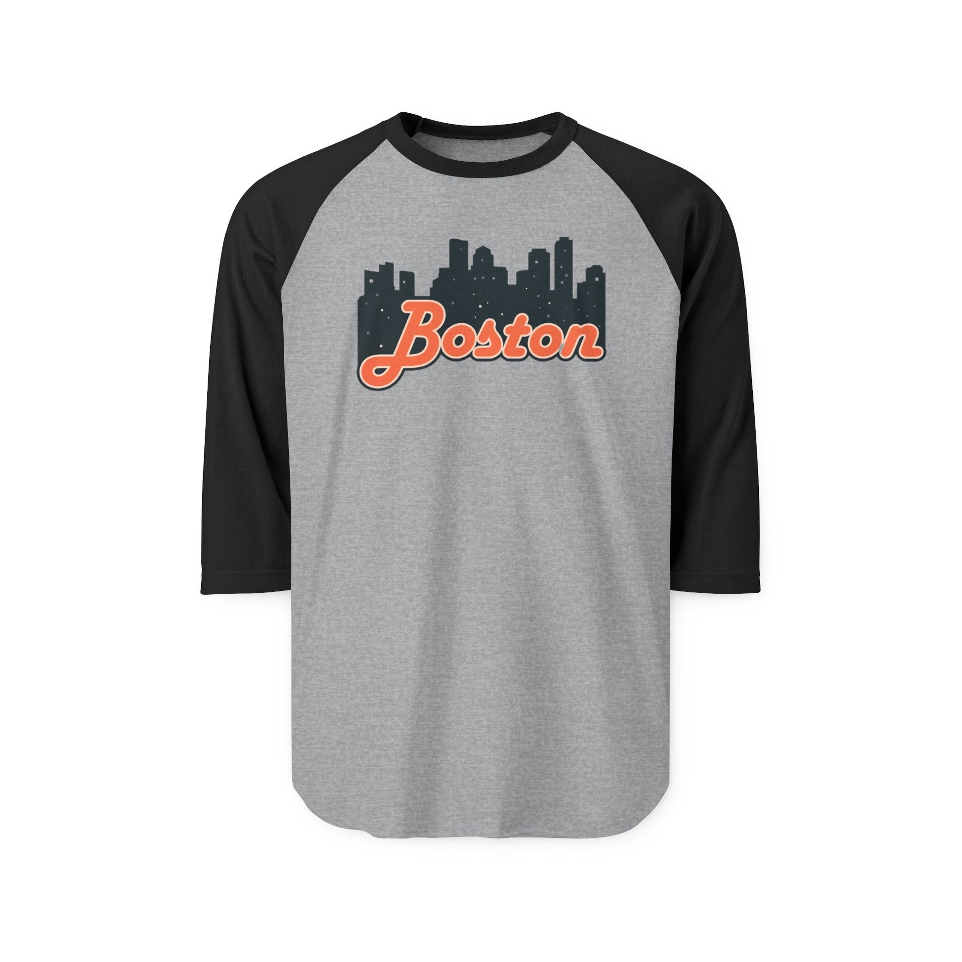 Boston City Unisex Raglan Shirt | Casual Wear, Sports Jersey, Gift for Travelers, Trendy Street Style, Boston Lover Apparel