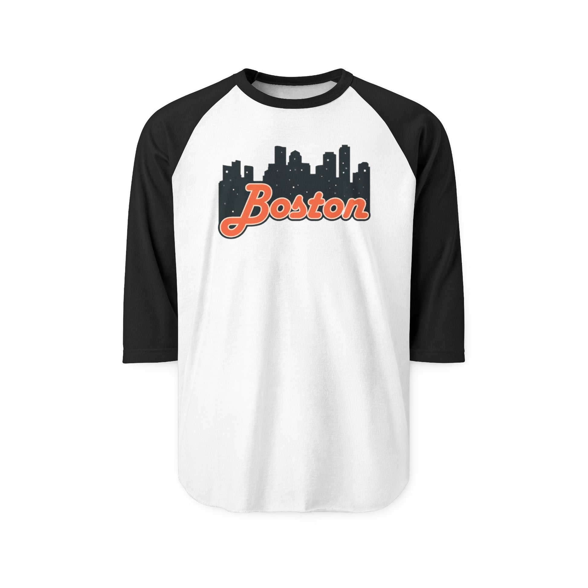 Boston City Unisex Raglan Shirt | Casual Wear, Sports Jersey, Gift for Travelers, Trendy Street Style, Boston Lover Apparel