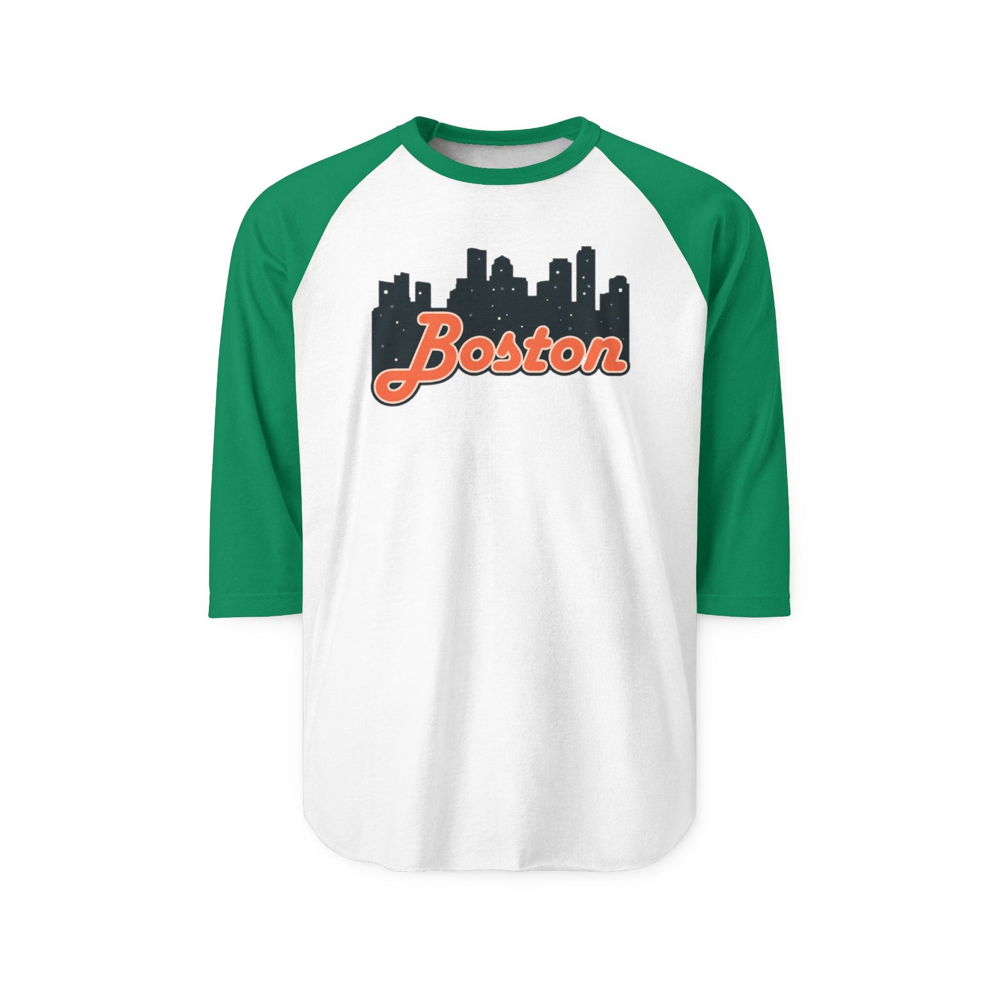 Boston City Unisex Raglan Shirt | Casual Wear, Sports Jersey, Gift for Travelers, Trendy Street Style, Boston Lover Apparel