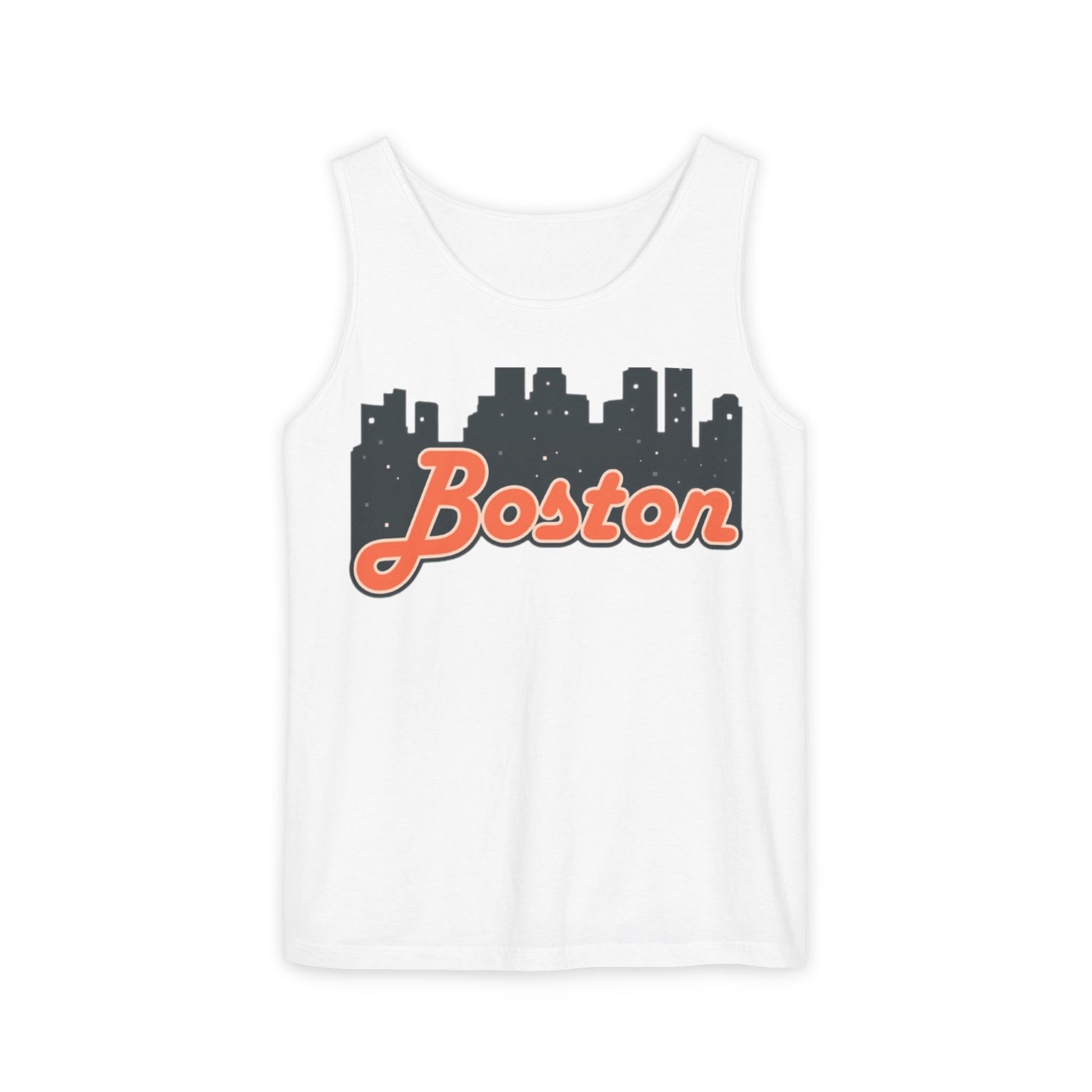 Boston Skyline Unisex Tank Top | Summer Vibes, Vacation Wear, Gift for City Lovers, Casual Style, Hipster Fashion