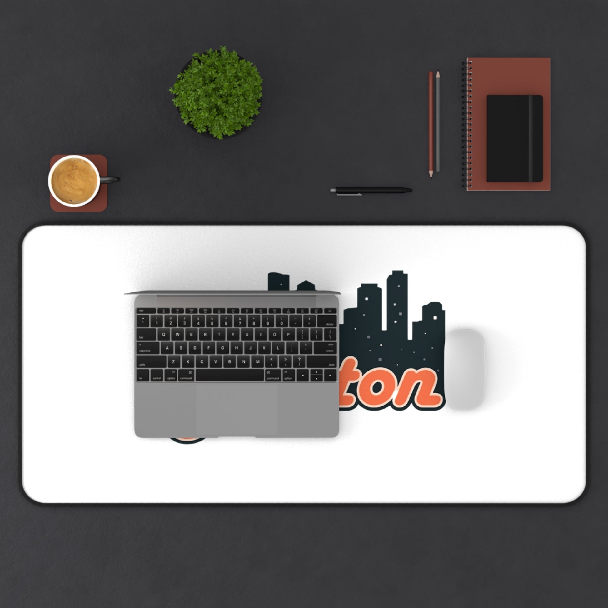 Boston Cityscape Desk Mat, Office Decor, Home Office Accessory, Gamers Desk Pad, Unique Gift for Boston Lovers