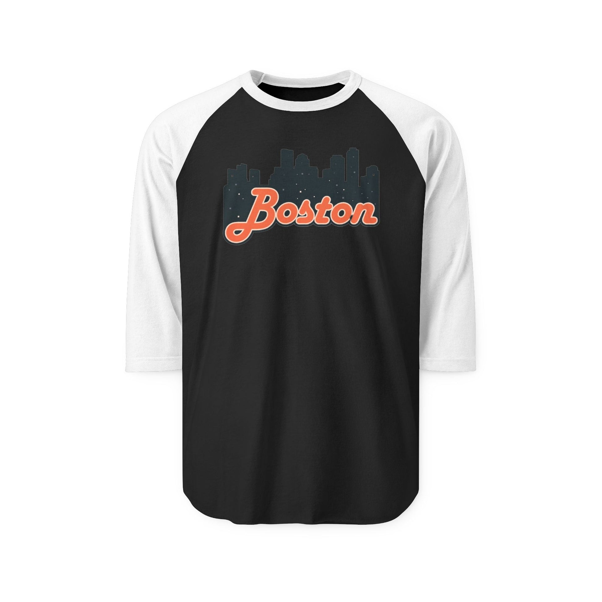 Boston City Unisex Raglan Shirt | Casual Wear, Sports Jersey, Gift for Travelers, Trendy Street Style, Boston Lover Apparel