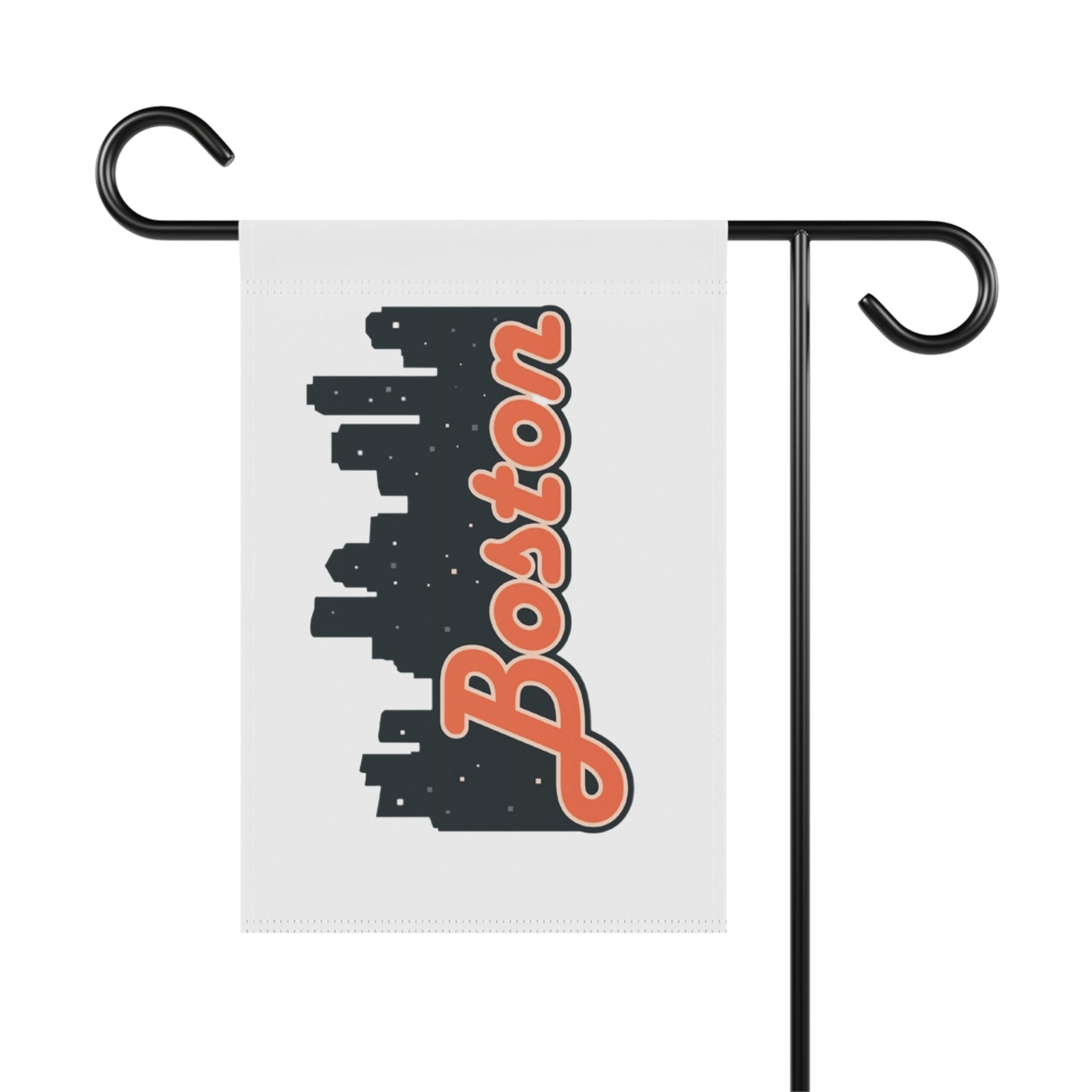 Boston Cityscape Garden Banner, Outdoor Decor, Housewarming Gift, Personalized Garden Flag, Boston Pride Decoration, Home & Garden