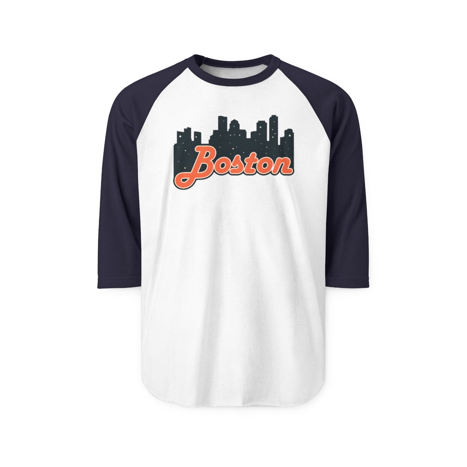 Boston City Unisex Raglan Shirt | Casual Wear, Sports Jersey, Gift for Travelers, Trendy Street Style, Boston Lover Apparel
