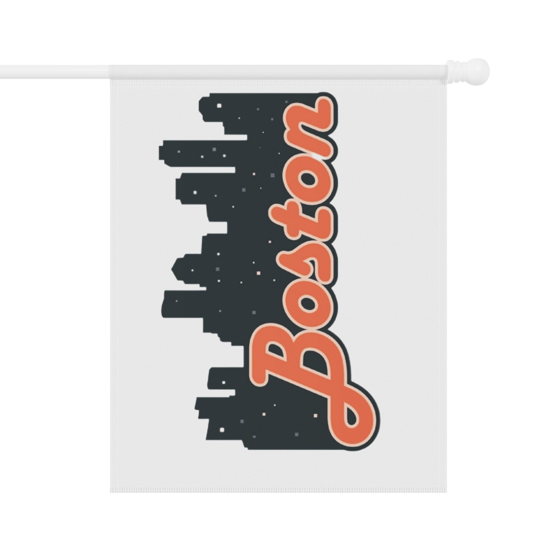 Boston Cityscape Garden Banner, Outdoor Decor, Housewarming Gift, Personalized Garden Flag, Boston Pride Decoration, Home & Garden