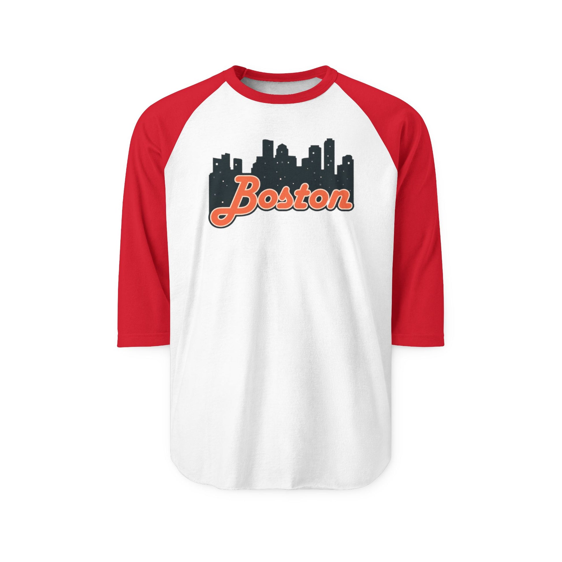 Boston City Unisex Raglan Shirt | Casual Wear, Sports Jersey, Gift for Travelers, Trendy Street Style, Boston Lover Apparel
