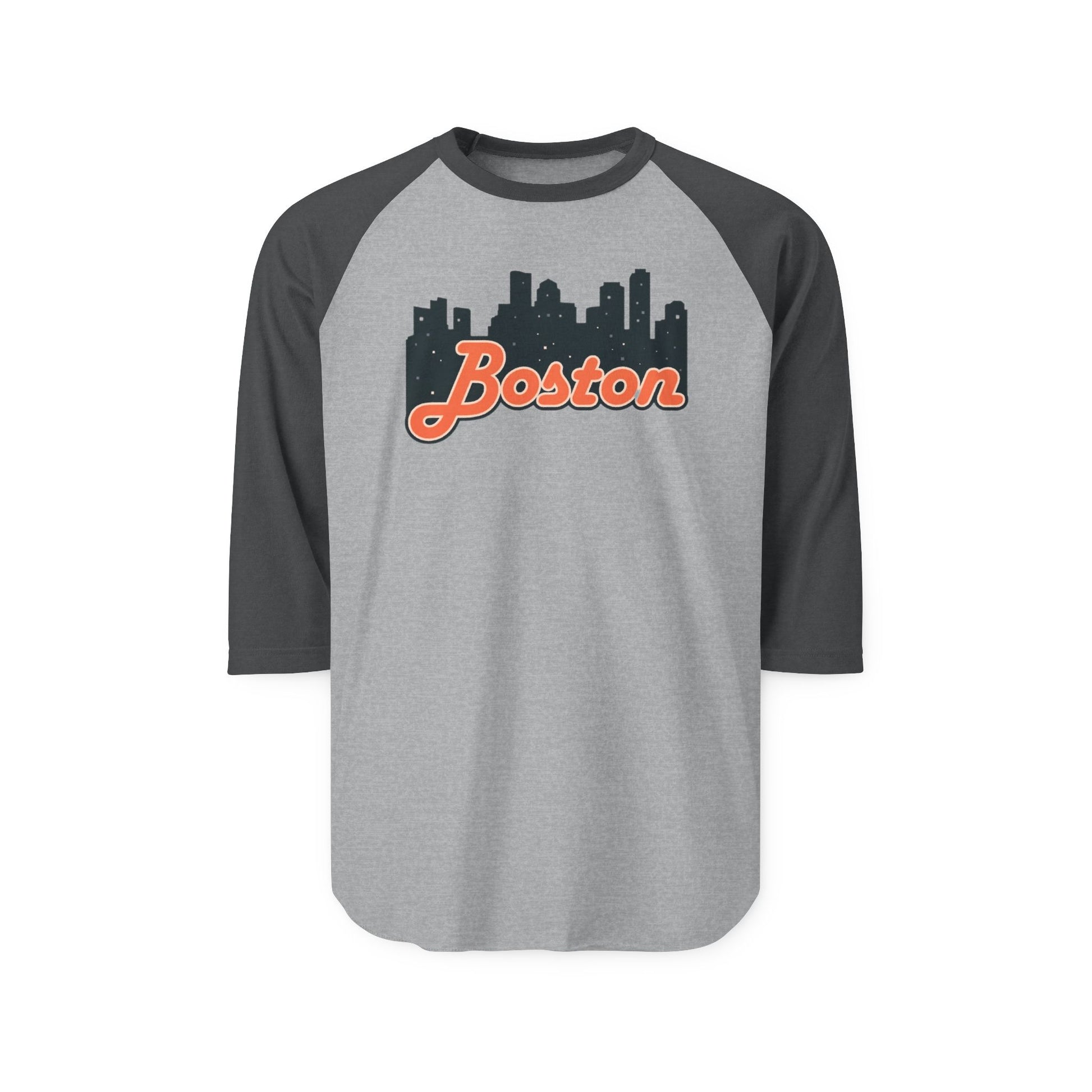 Boston City Unisex Raglan Shirt | Casual Wear, Sports Jersey, Gift for Travelers, Trendy Street Style, Boston Lover Apparel
