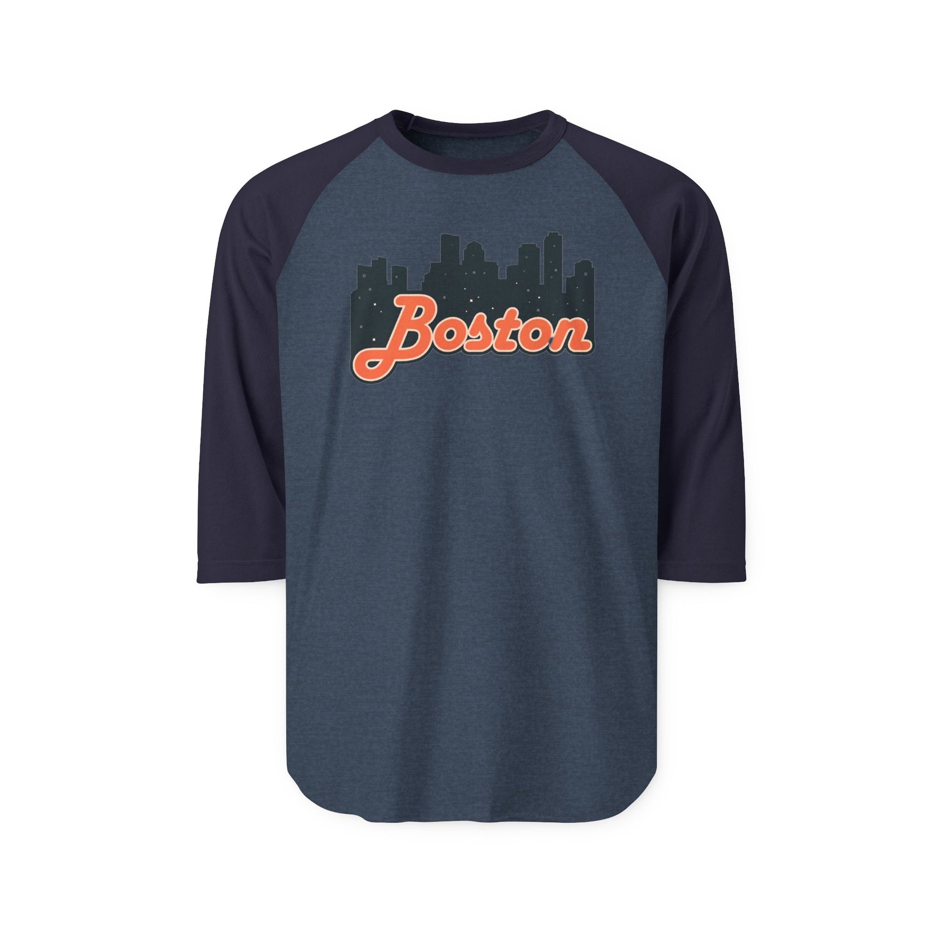 Boston City Unisex Raglan Shirt | Casual Wear, Sports Jersey, Gift for Travelers, Trendy Street Style, Boston Lover Apparel