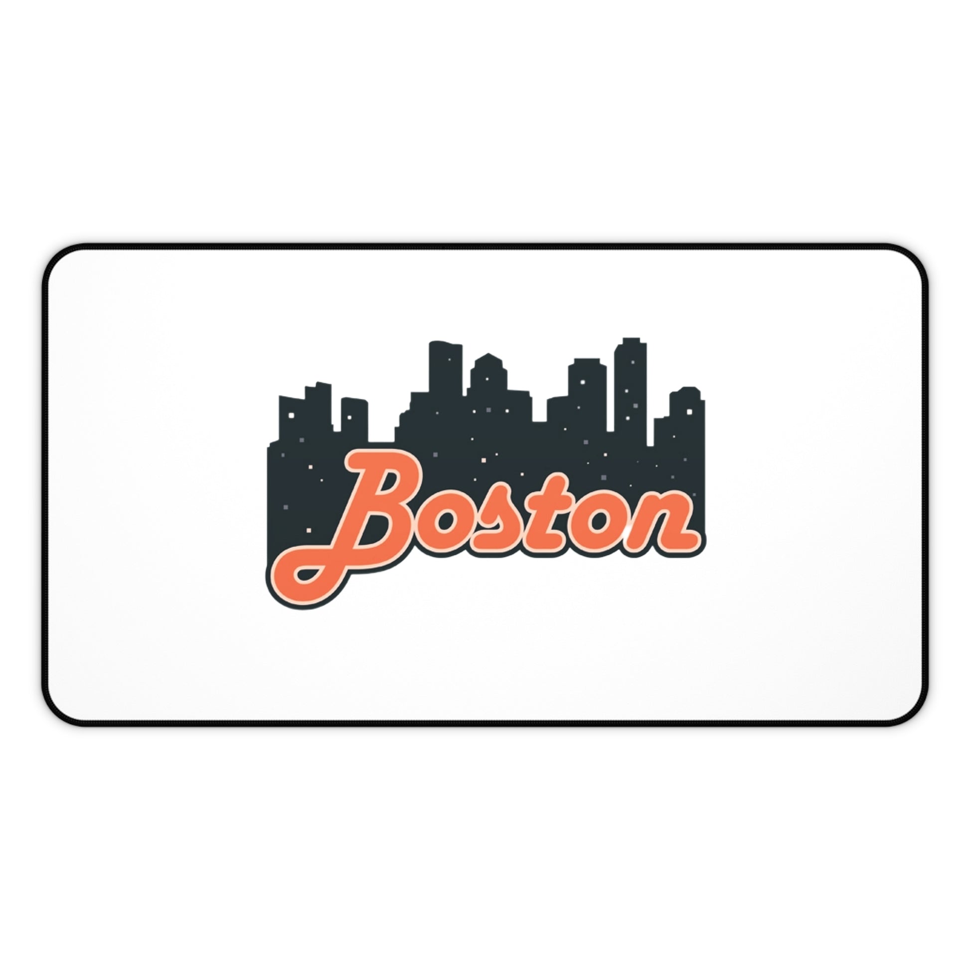 Boston Cityscape Desk Mat, Office Decor, Home Office Accessory, Gamers Desk Pad, Unique Gift for Boston Lovers