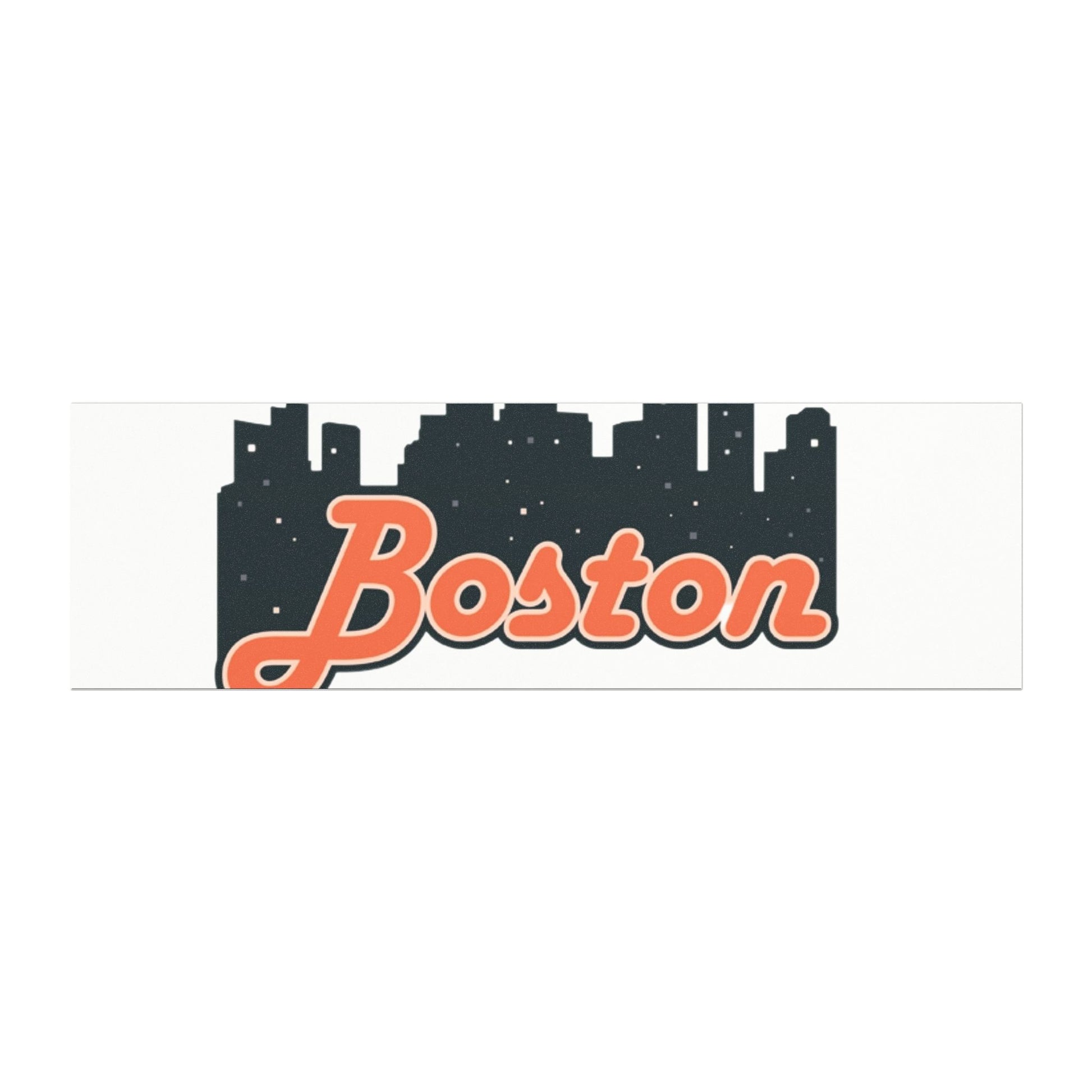 Boston Skyline Car Magnet - Urban Décor, Travel Souvenir, Gift, Auto Accessory, All-Occasion Decoration