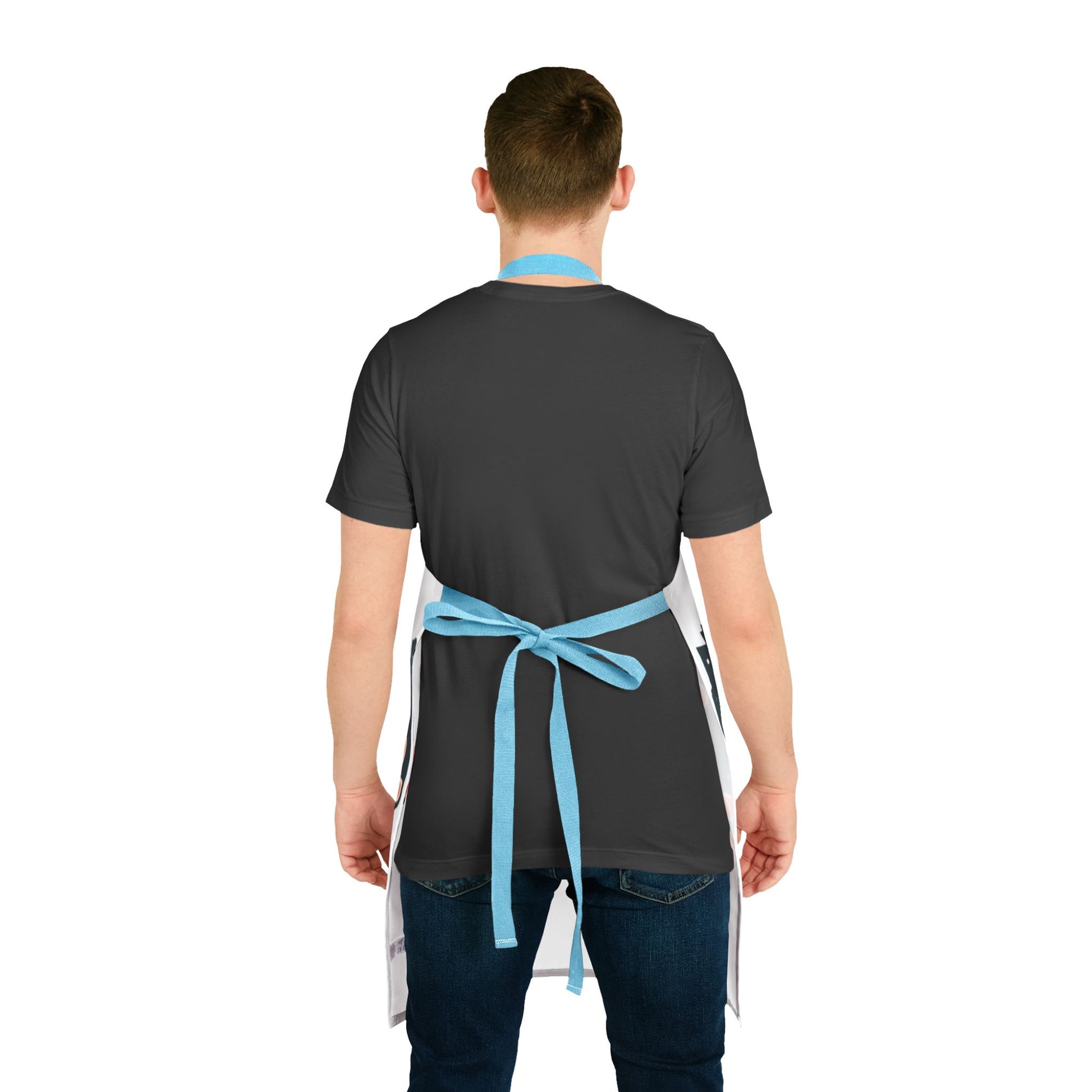 Boston Skyline Apron with Colorful Straps | Perfect Gift for Chefs, Cooking Enthusiasts, Food Lovers, Housewarming, Birthdays