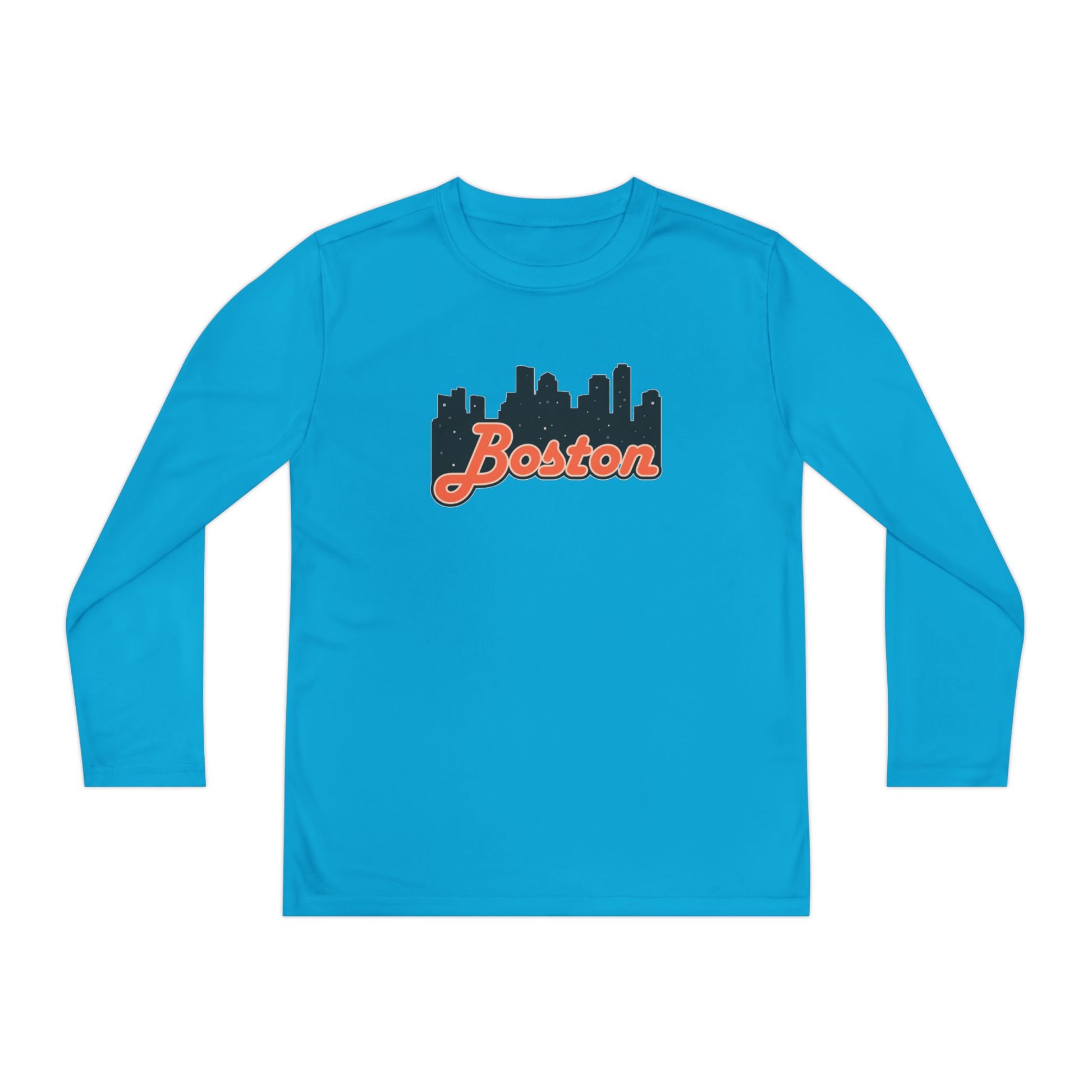 Boston Youth Long Sleeve Tee - Perfect for Sports, Casual Wear, Gift for Kids, Boston City Lovers, Birthday Gift