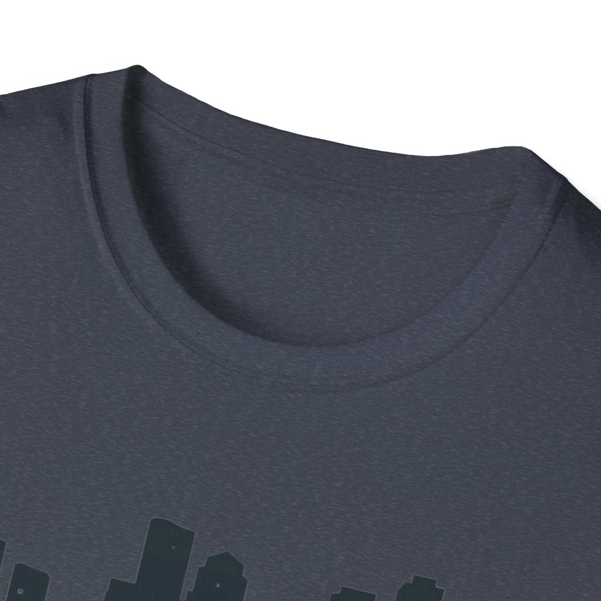 Boston Skyline Unisex Softstyle T-Shirt, City Tee, Gift for Travelers, Summer Casual Wear, Urban Style Shirt, Boston Pride