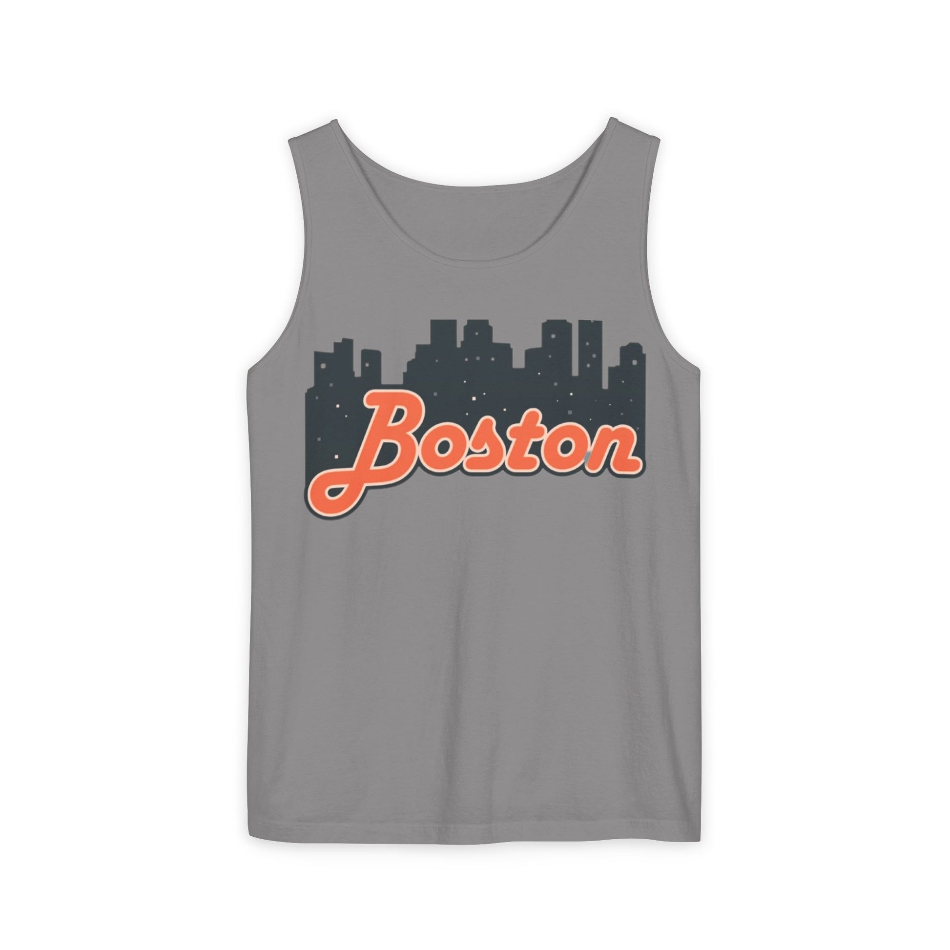 Boston Skyline Unisex Tank Top | Summer Vibes, Vacation Wear, Gift for City Lovers, Casual Style, Hipster Fashion