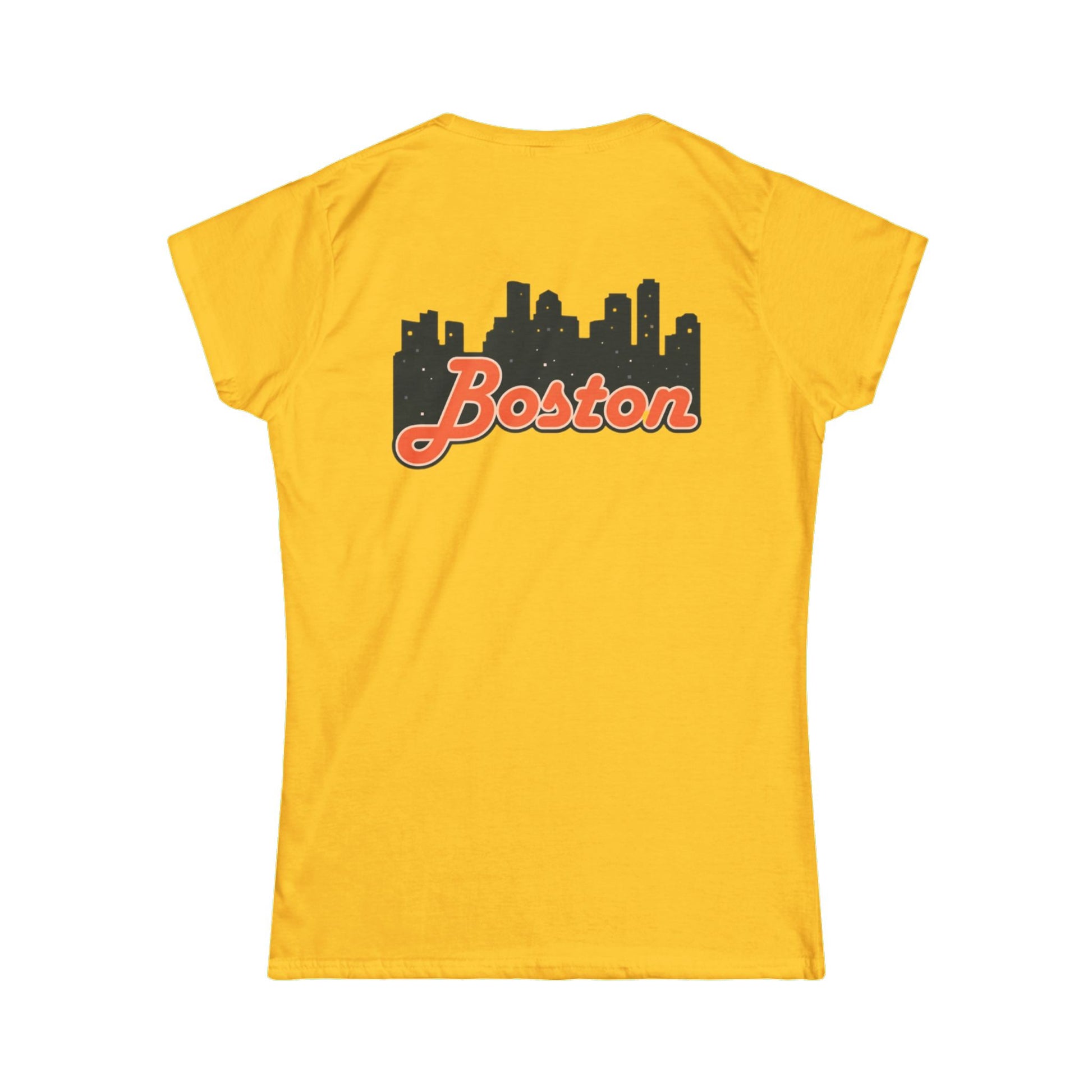Boston Skyline Women's Tee, Casual City Shirt, Gift for Boston Lovers, Summer Outfit, Travel Souvenir