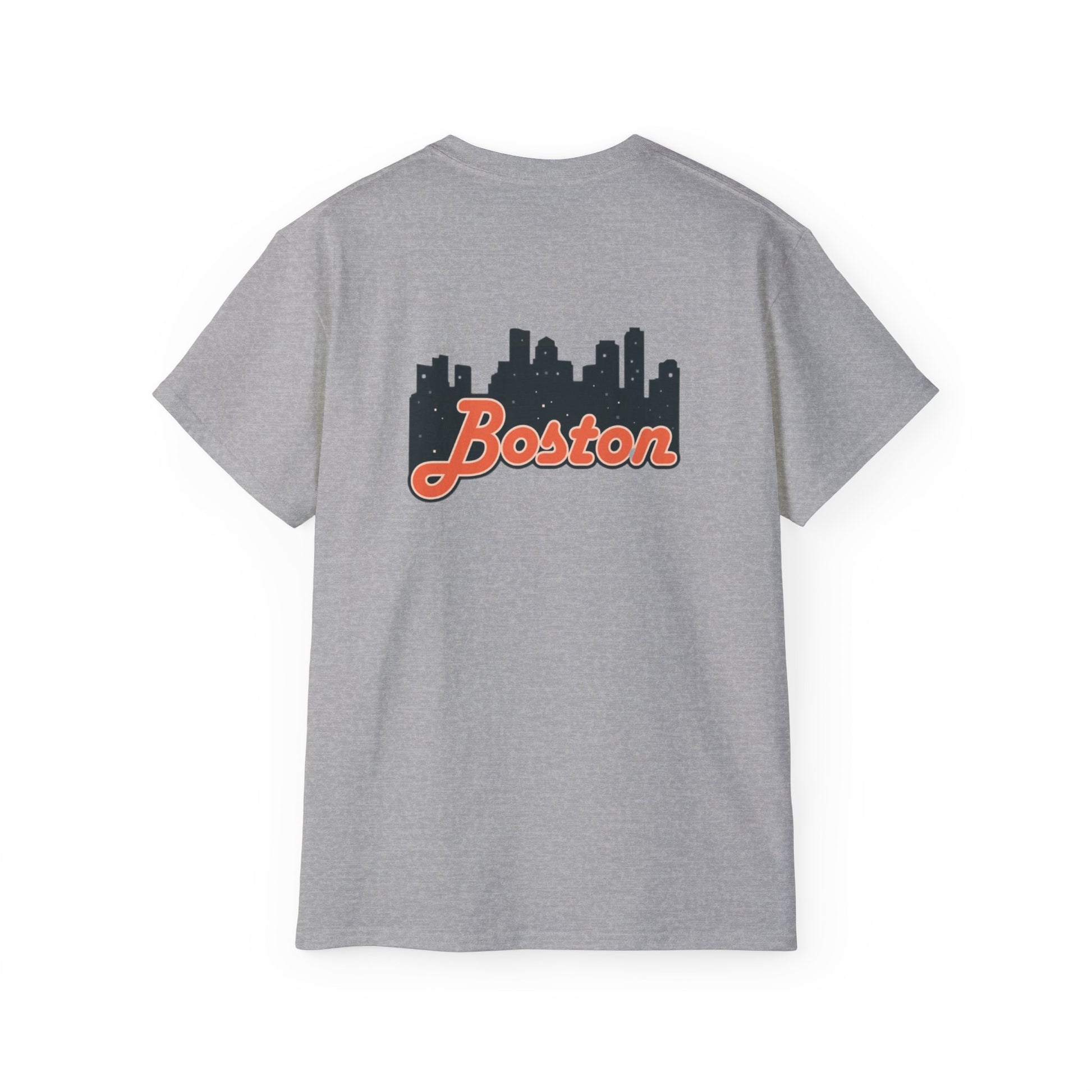 Boston Skyline Unisex Tee, Urban Apparel, City Pride Shirt, Gift for Boston Lovers, Casual Wear, Travel Souvenir
