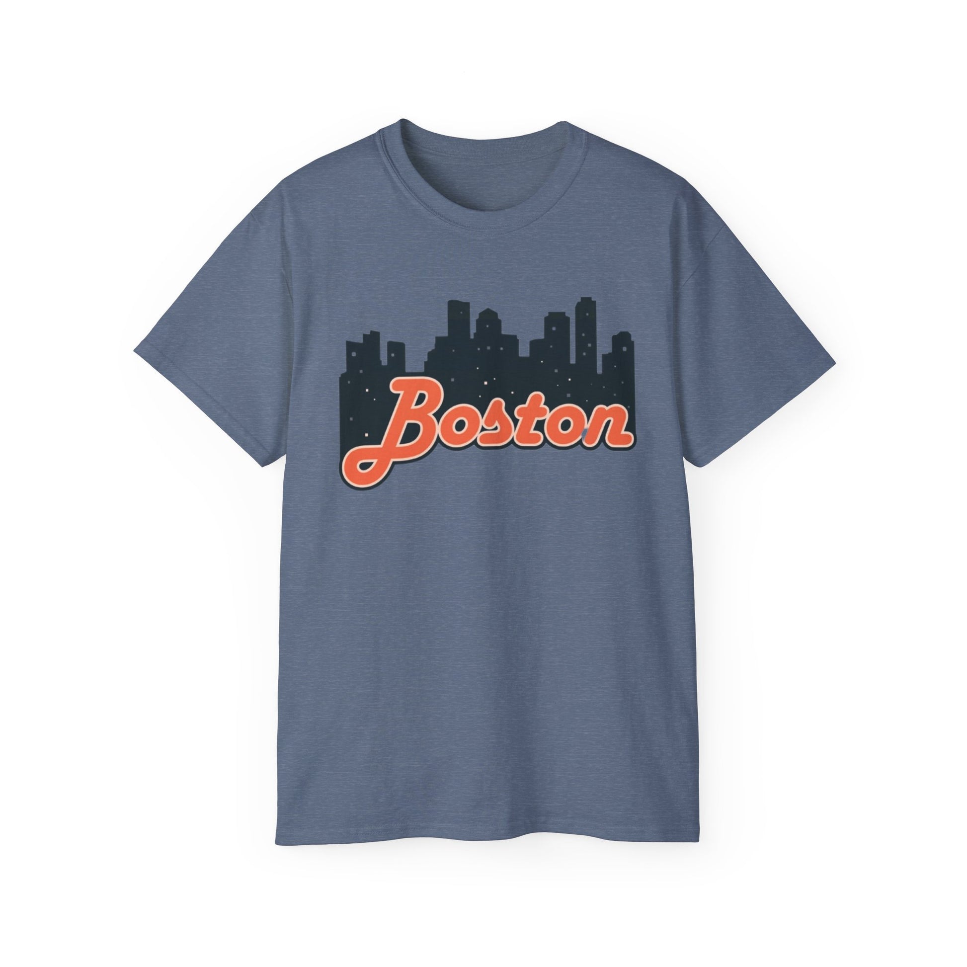 Boston Skyline Unisex Tee, Urban Apparel, City Pride Shirt, Gift for Boston Lovers, Casual Wear, Travel Souvenir