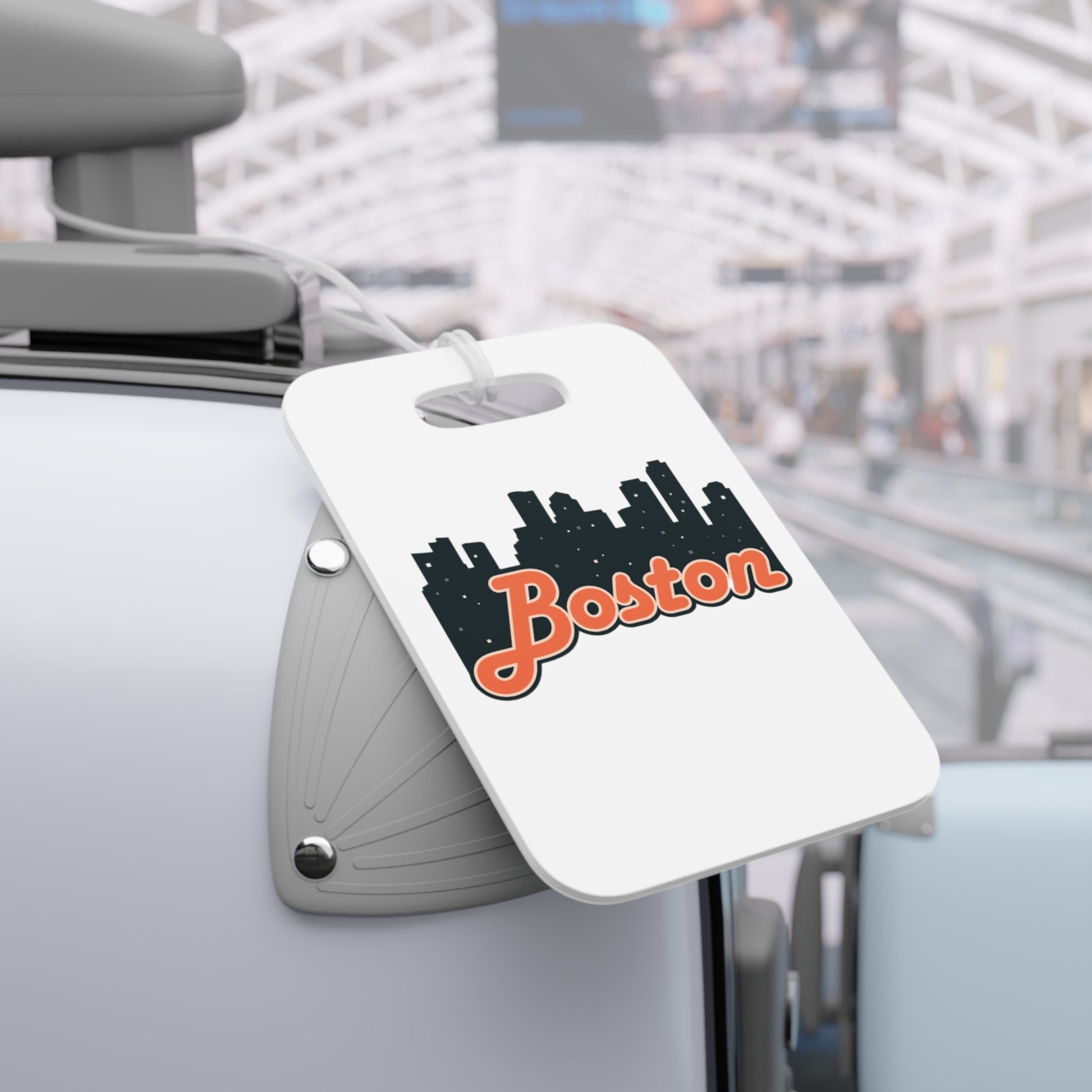 Boston Skyline Luggage Tags | Travel Accessories, Gift for Travelers, Baggage Labels, Airport Essentials, Personalized Travel Tags