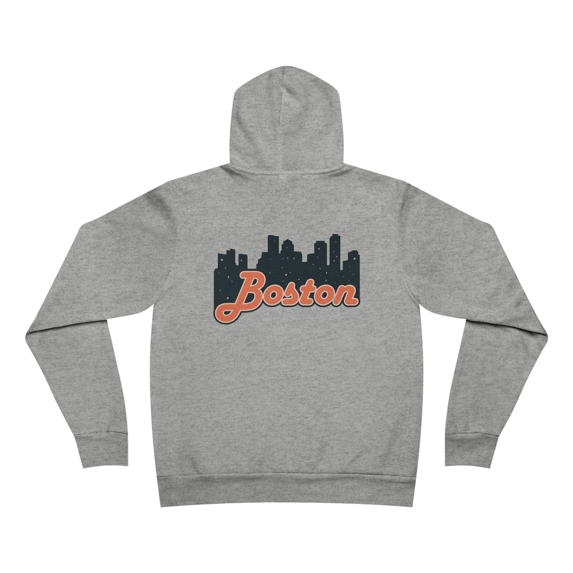Boston Skyline Unisex Hoodie, Cozy Urban Sweatshirt, Gift for Boston Lovers, City Style Pullover, Travel Souvenir Hoodie