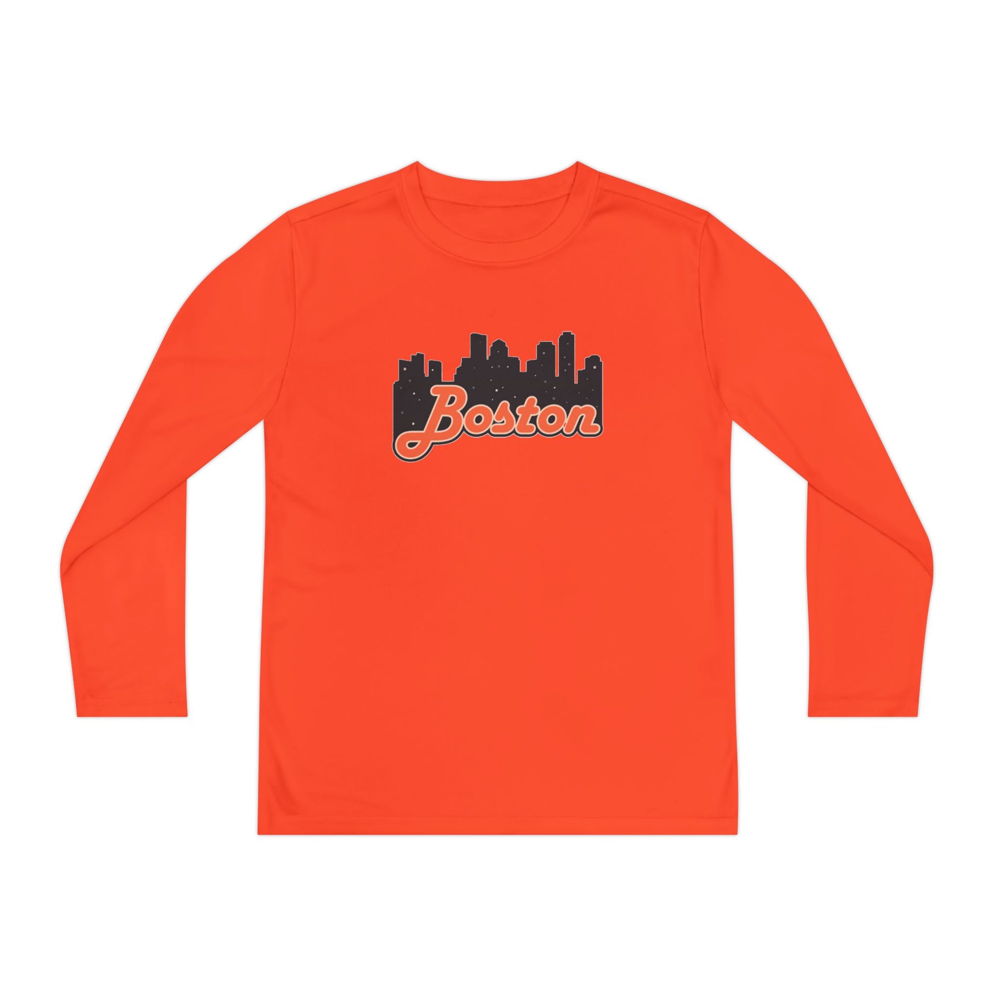 Boston Youth Long Sleeve Tee - Perfect for Sports, Casual Wear, Gift for Kids, Boston City Lovers, Birthday Gift