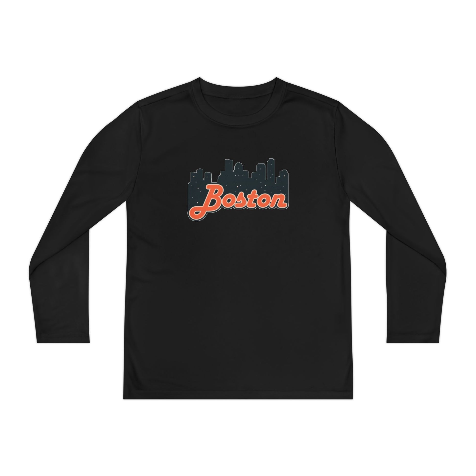 Boston Youth Long Sleeve Tee - Perfect for Sports, Casual Wear, Gift for Kids, Boston City Lovers, Birthday Gift