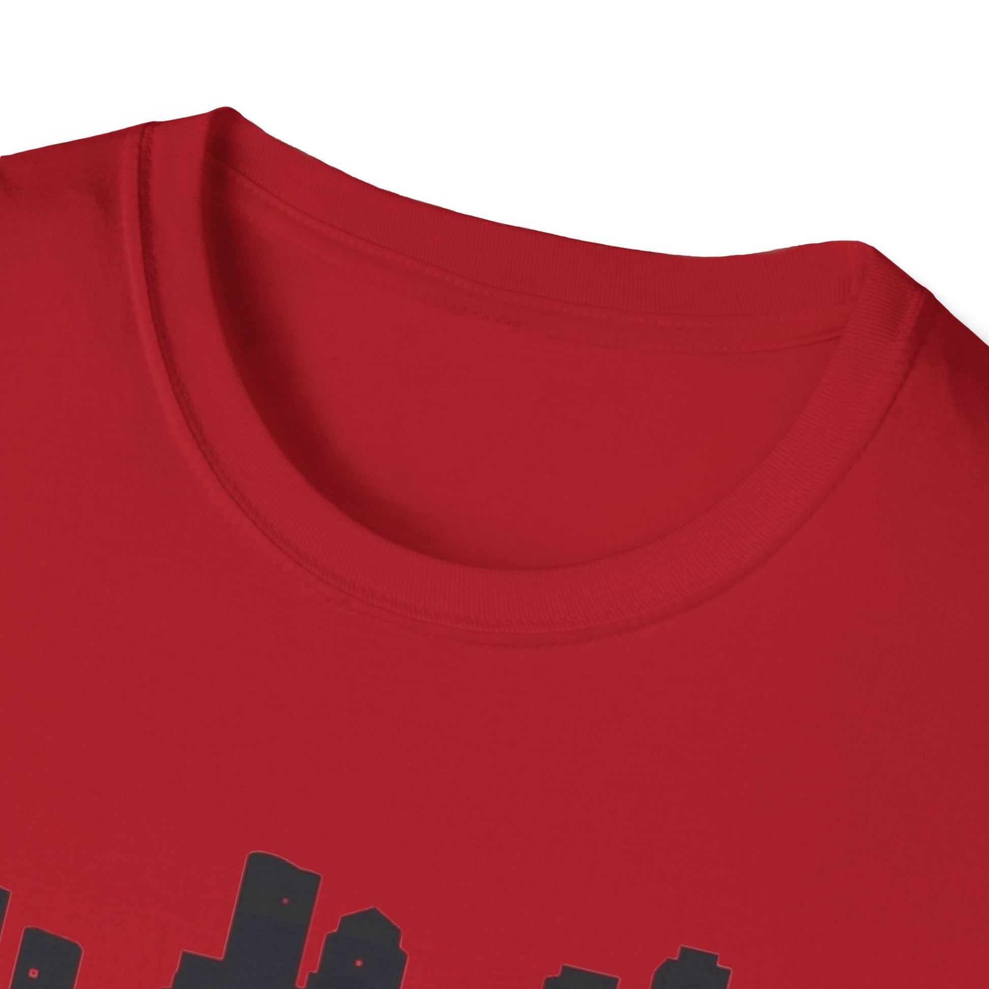 Boston Skyline Unisex Softstyle T-Shirt, City Tee, Gift for Travelers, Summer Casual Wear, Urban Style Shirt, Boston Pride