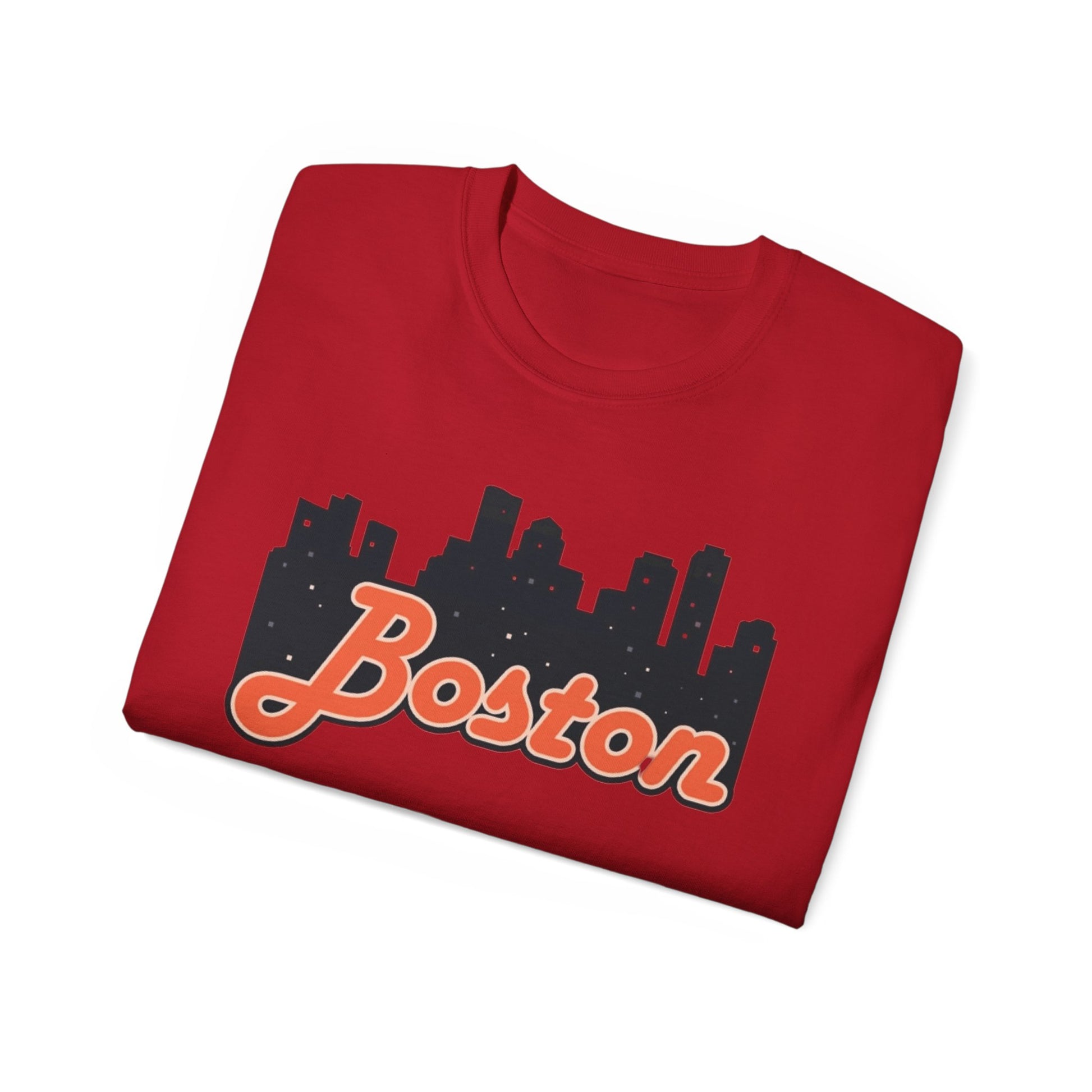Boston Skyline Unisex Tee, Urban Apparel, City Pride Shirt, Gift for Boston Lovers, Casual Wear, Travel Souvenir