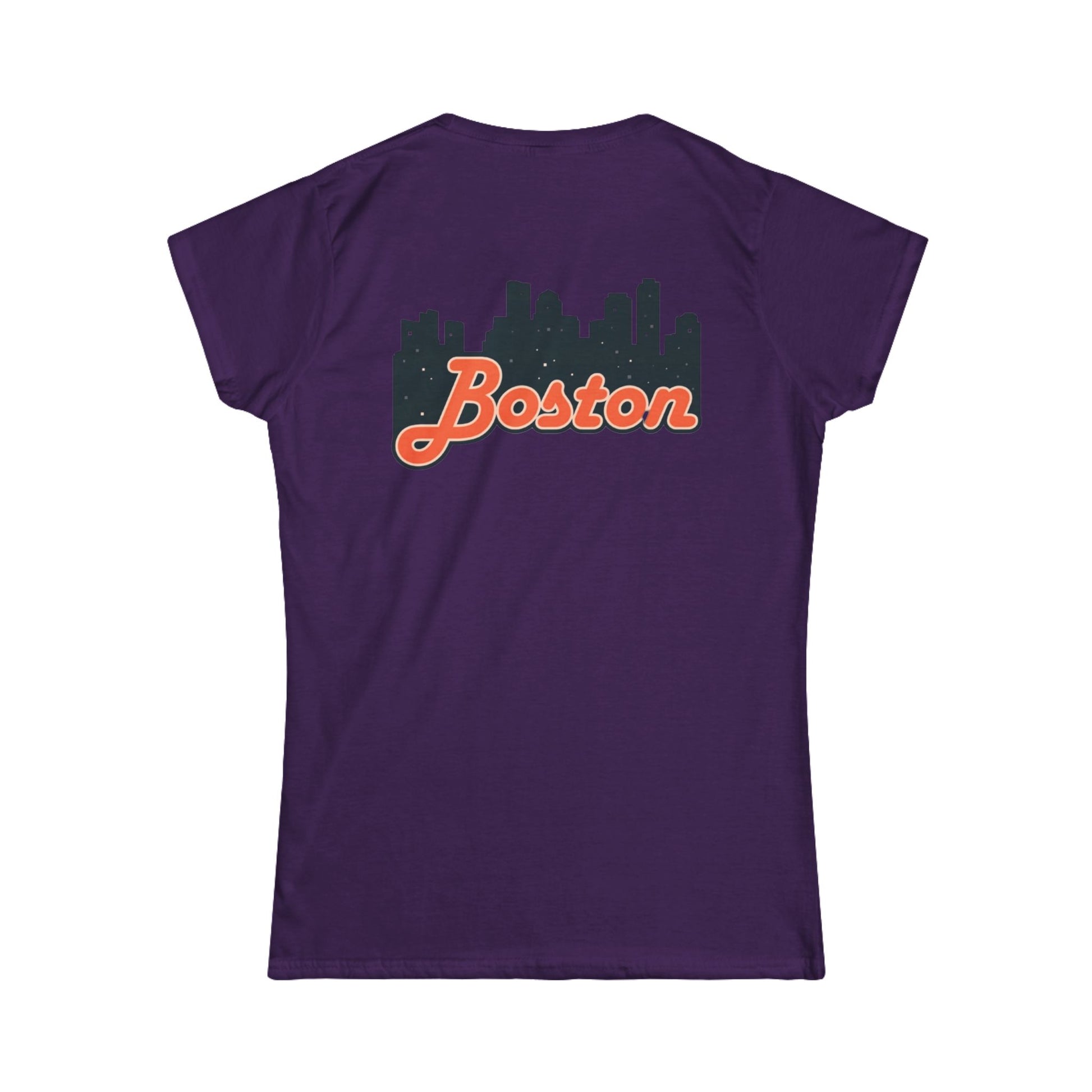 Boston Skyline Women's Tee, Casual City Shirt, Gift for Boston Lovers, Summer Outfit, Travel Souvenir