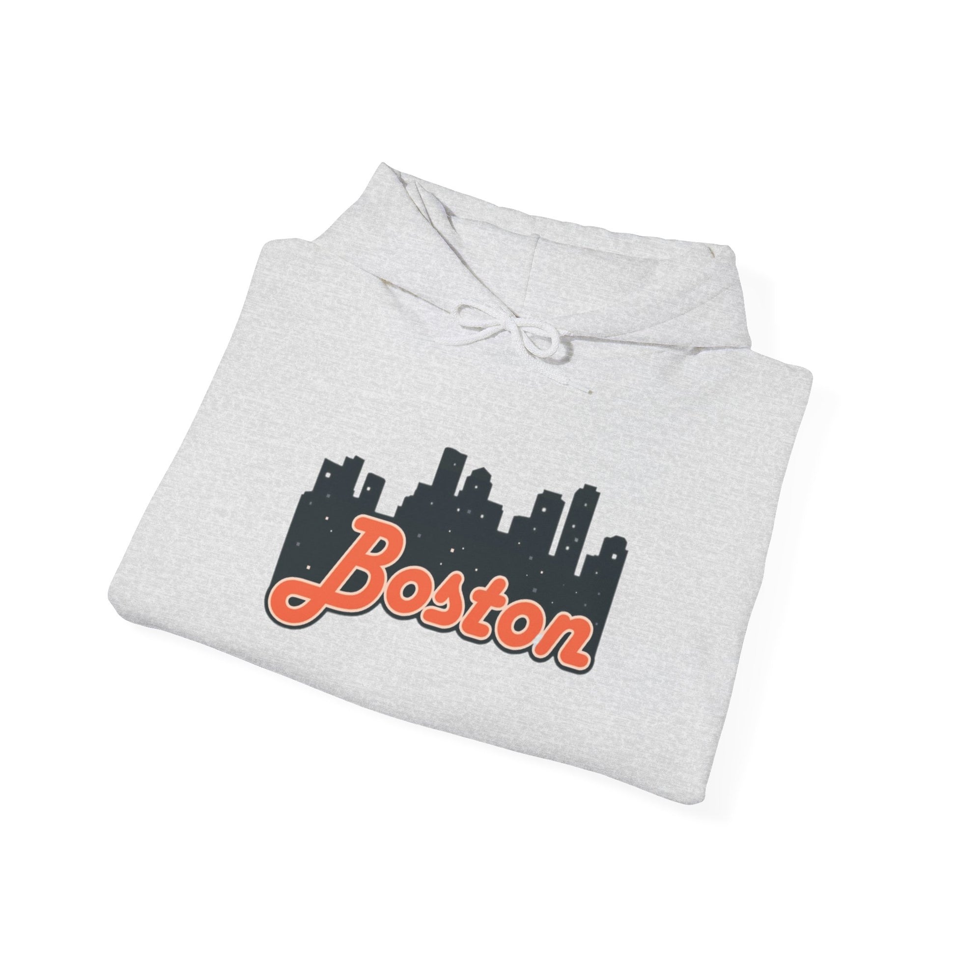 Boston Skyline Unisex Hoodie, Cozy Apparel for Boston Lovers