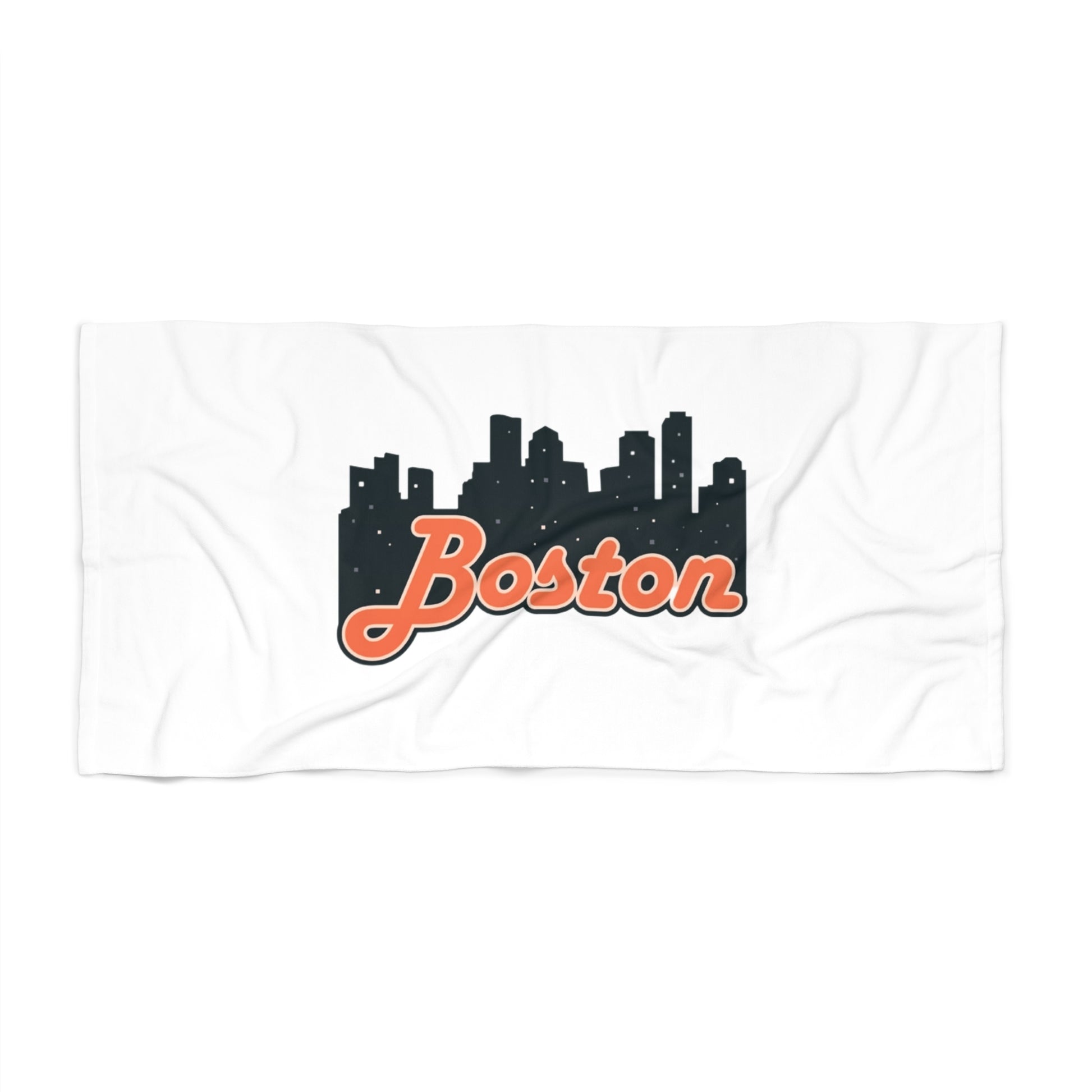 Boston Skyline Beach Towel - City-Themed Towel, Summer Essential, Pool Party Accessory, Travel Gift, Vibrant Beachwear
