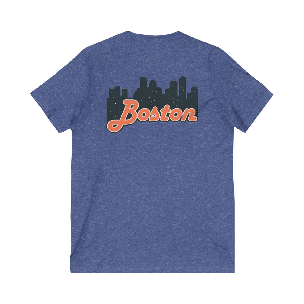 Unisex Jersey Short Sleeve V-Neck Tee