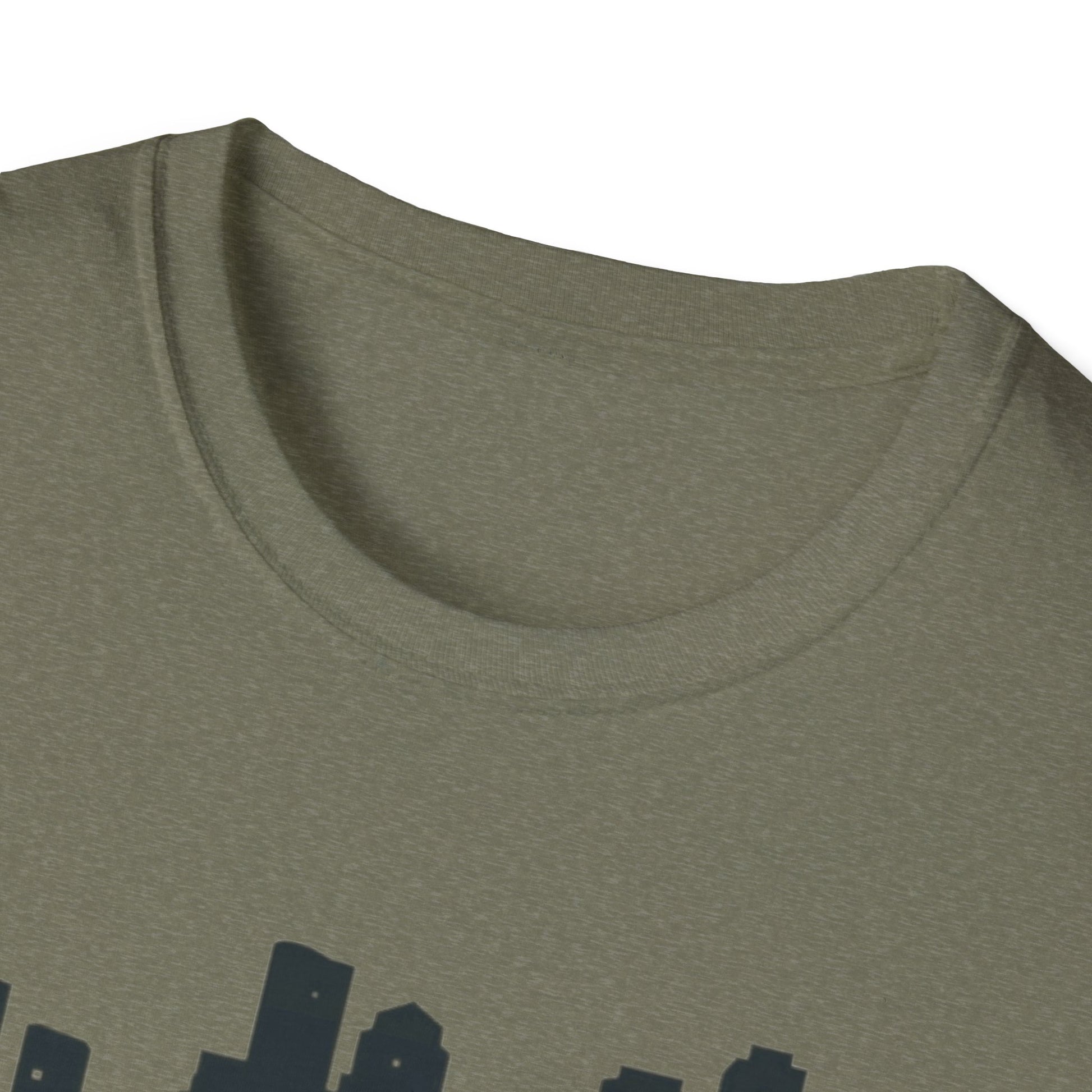 Boston Skyline Unisex Softstyle T-Shirt, City Tee, Gift for Travelers, Summer Casual Wear, Urban Style Shirt, Boston Pride