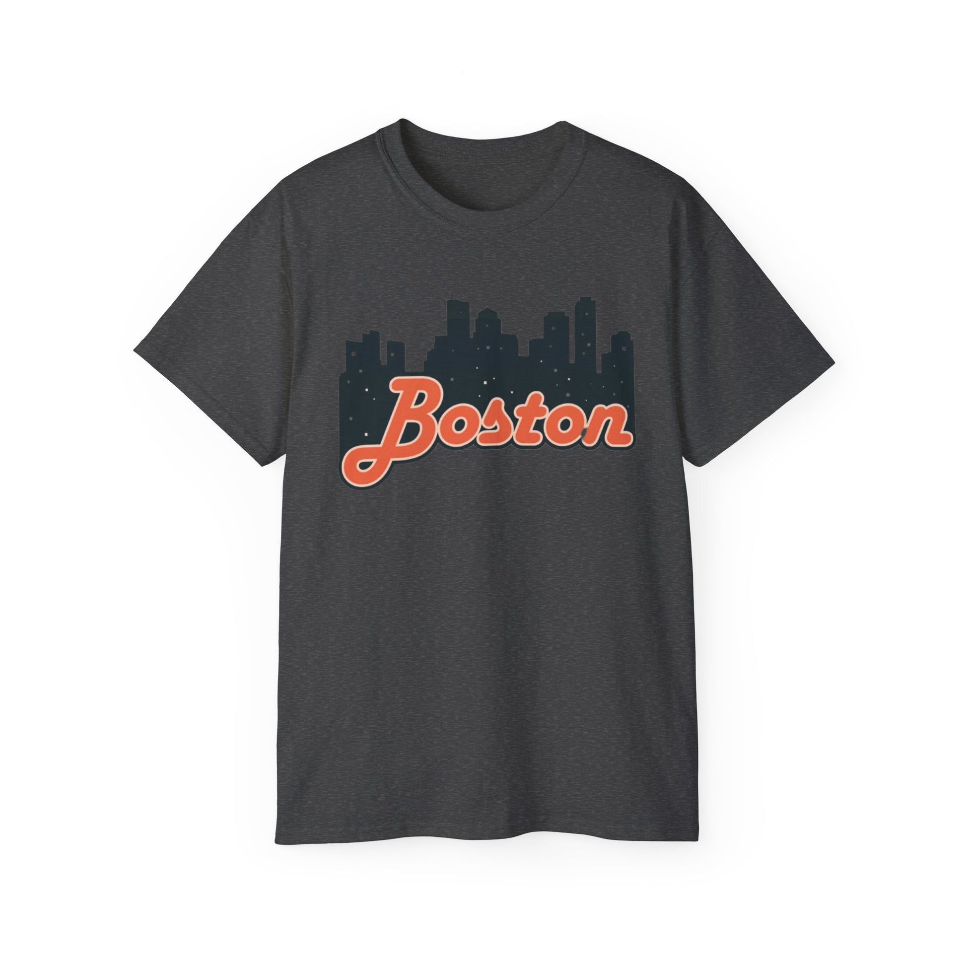 Boston Skyline Unisex Tee, Urban Apparel, City Pride Shirt, Gift for Boston Lovers, Casual Wear, Travel Souvenir