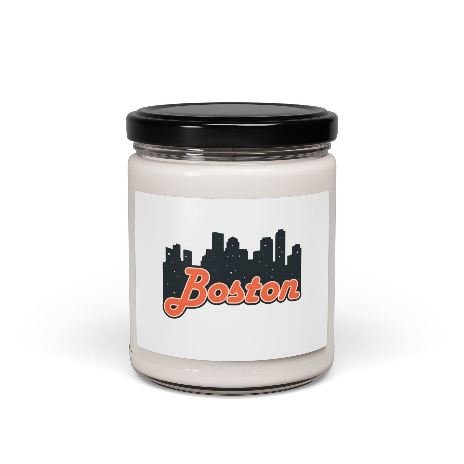 Boston Skyline Scented Soy Candle - Cozy Home Decor, Gift for Her, Relaxing Aromatherapy, Housewarming Gift, Birthday Gift