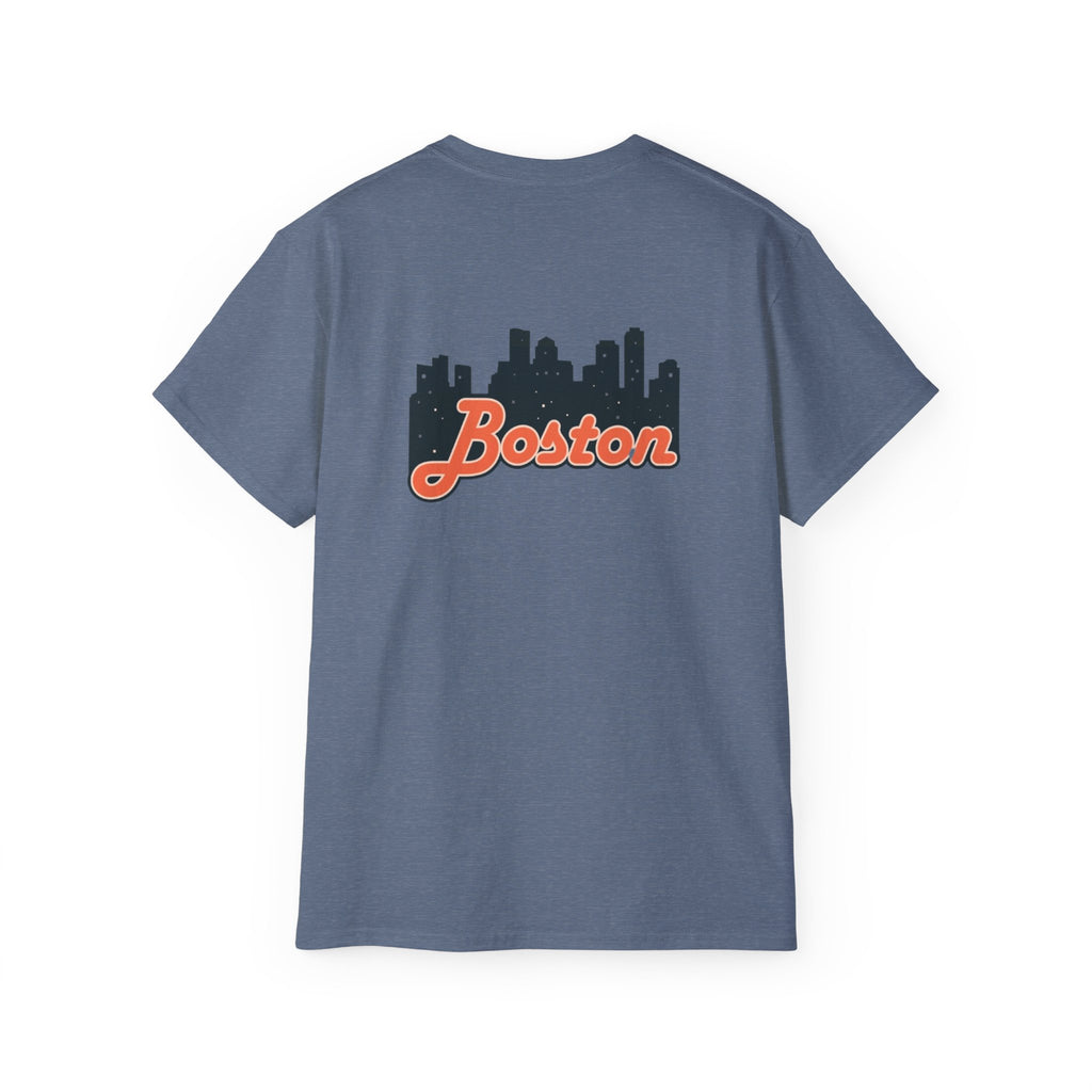 Boston Skyline Unisex Tee, Urban Apparel, City Pride Shirt, Gift for Boston Lovers, Casual Wear, Travel Souvenir