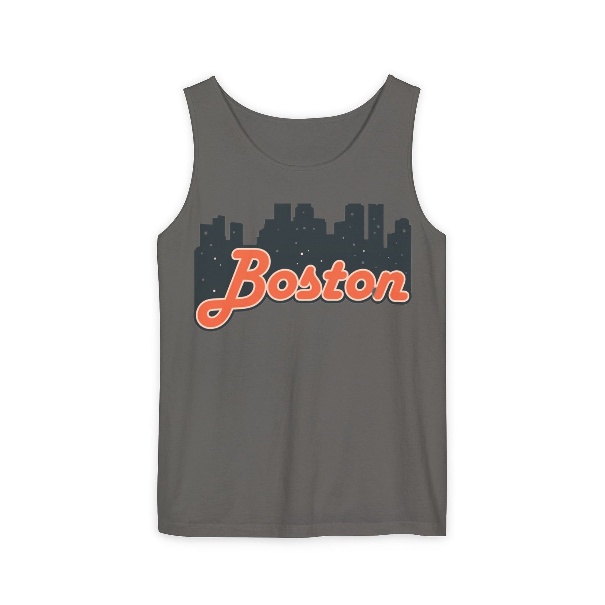 Boston Skyline Unisex Tank Top | Summer Vibes, Vacation Wear, Gift for City Lovers, Casual Style, Hipster Fashion