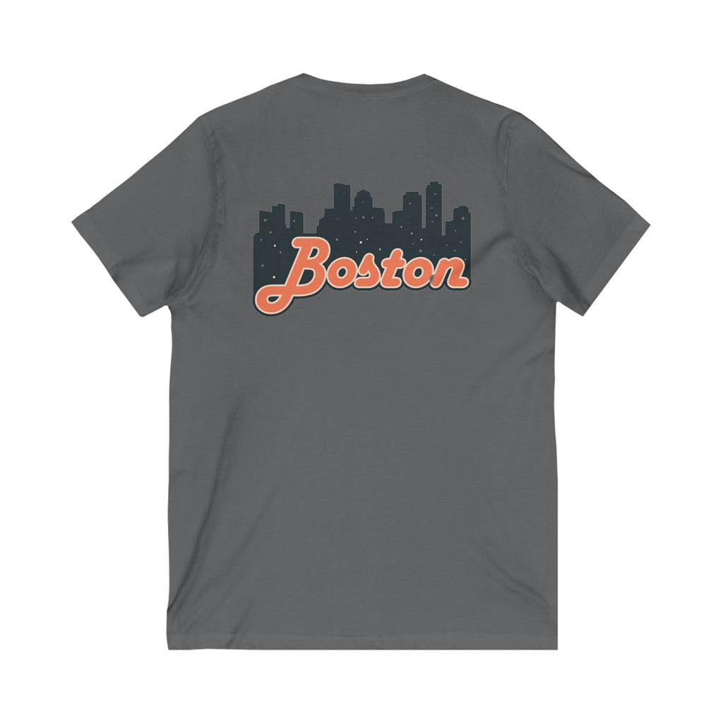 Unisex Jersey Short Sleeve V-Neck Tee