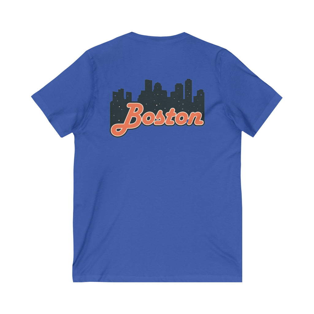 Unisex Jersey Short Sleeve V-Neck Tee