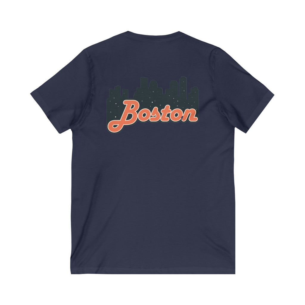 Unisex Jersey Short Sleeve V-Neck Tee