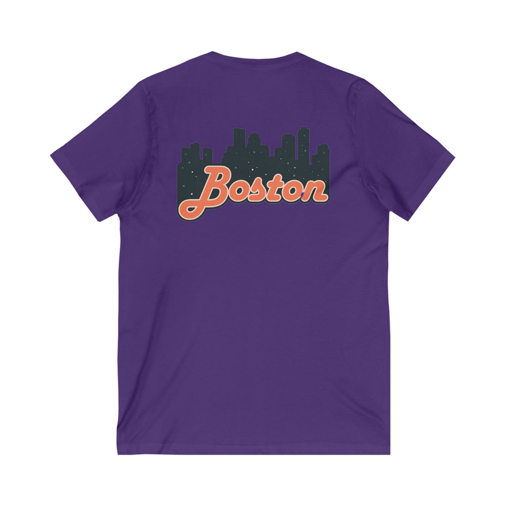 Unisex Jersey Short Sleeve V-Neck Tee