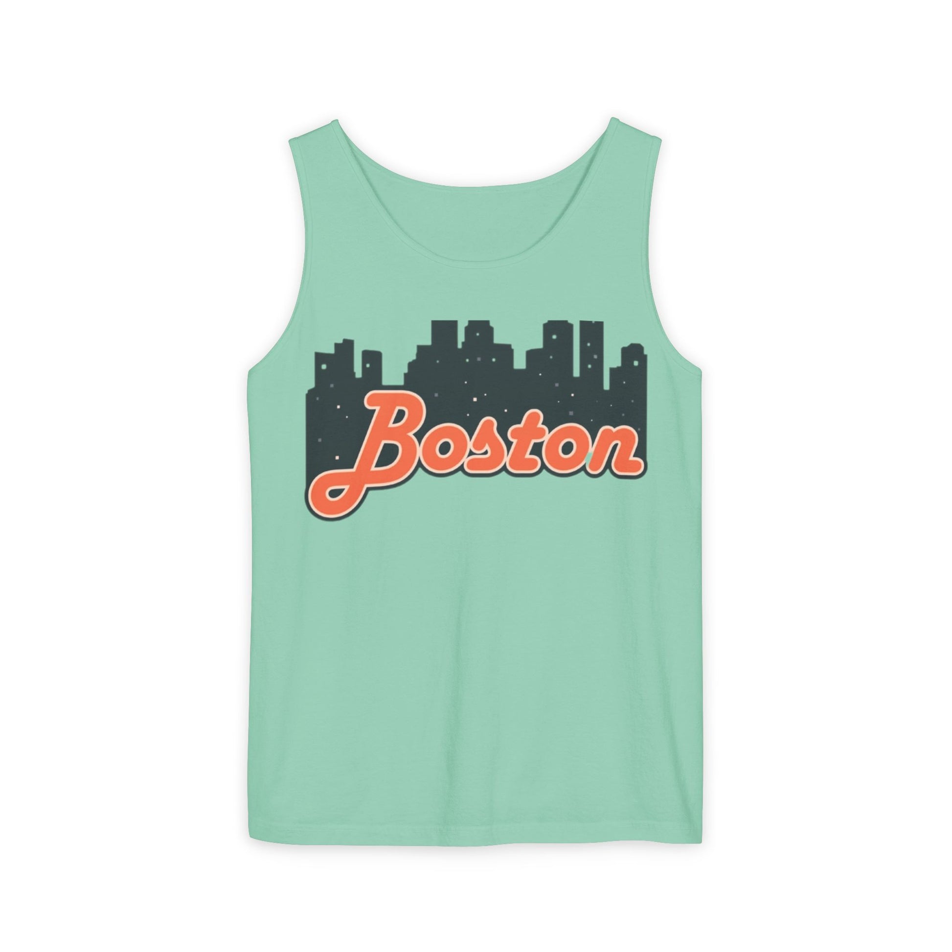 Boston Skyline Unisex Tank Top | Summer Vibes, Vacation Wear, Gift for City Lovers, Casual Style, Hipster Fashion