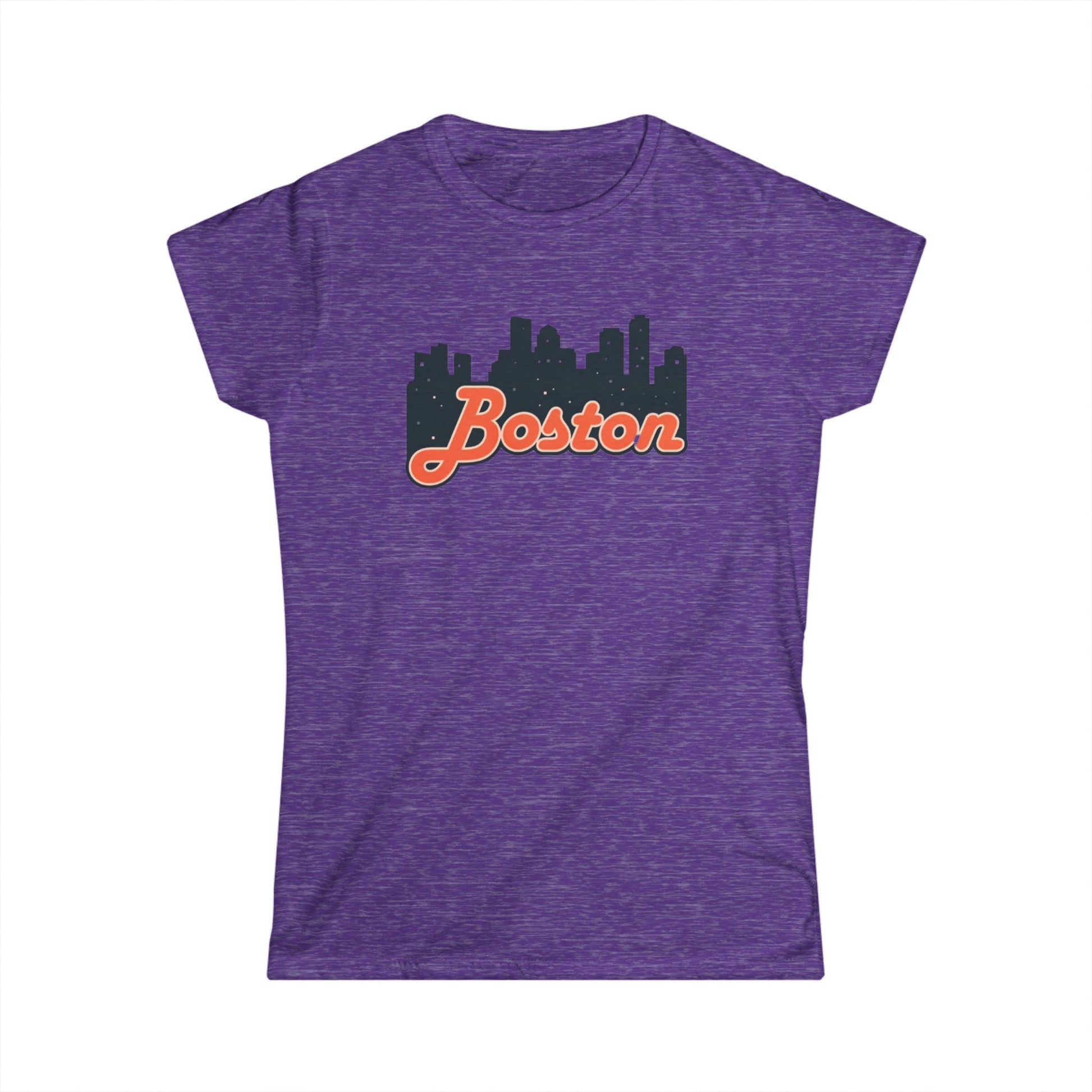 Boston Skyline Women's Tee, Casual City Shirt, Gift for Boston Lovers, Summer Outfit, Travel Souvenir