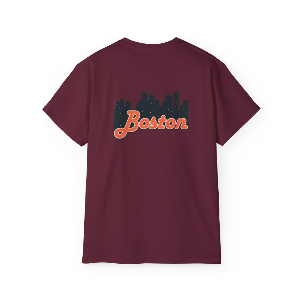 Boston Skyline Unisex Tee, Urban Apparel, City Pride Shirt, Gift for Boston Lovers, Casual Wear, Travel Souvenir