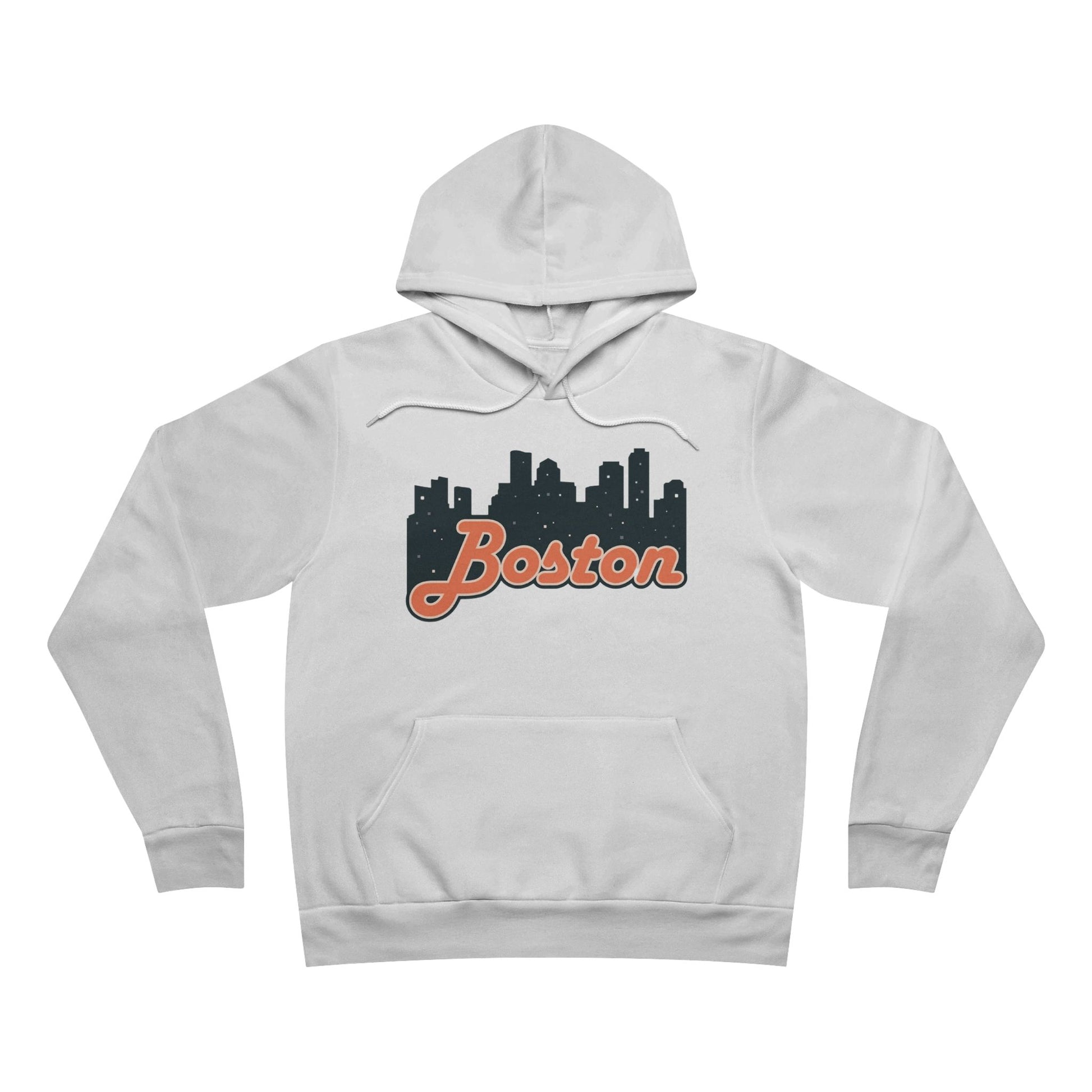 Boston Skyline Unisex Hoodie, Cozy Urban Sweatshirt, Gift for Boston Lovers, City Style Pullover, Travel Souvenir Hoodie