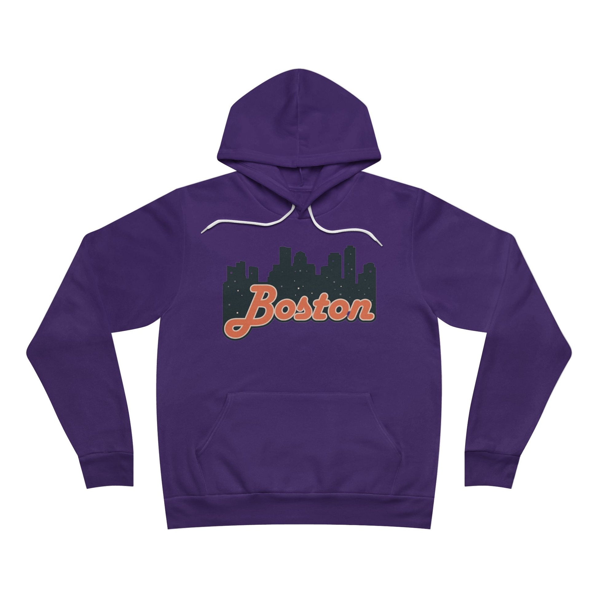 Boston Skyline Unisex Hoodie, Cozy Urban Sweatshirt, Gift for Boston Lovers, City Style Pullover, Travel Souvenir Hoodie