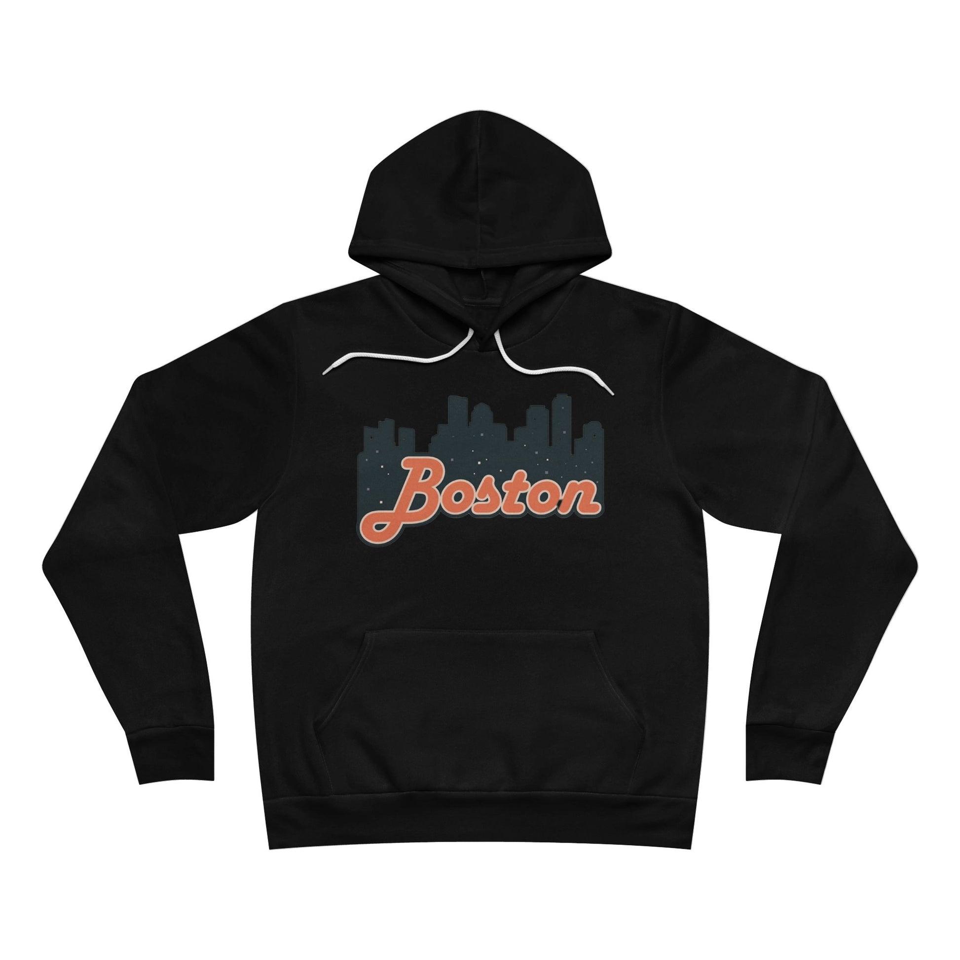 Boston Skyline Unisex Hoodie, Cozy Urban Sweatshirt, Gift for Boston Lovers, City Style Pullover, Travel Souvenir Hoodie