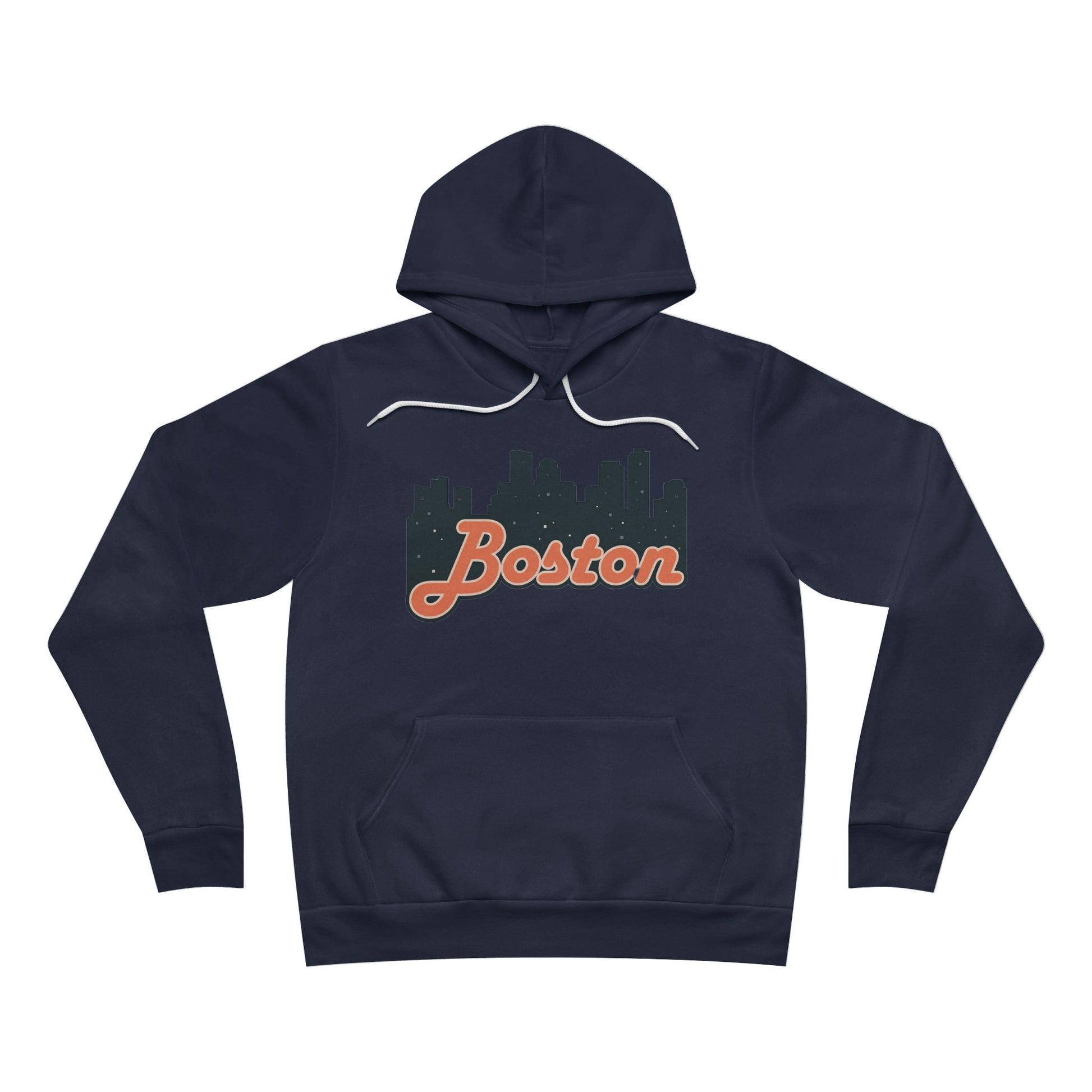 Boston Skyline Unisex Hoodie, Cozy Urban Sweatshirt, Gift for Boston Lovers, City Style Pullover, Travel Souvenir Hoodie