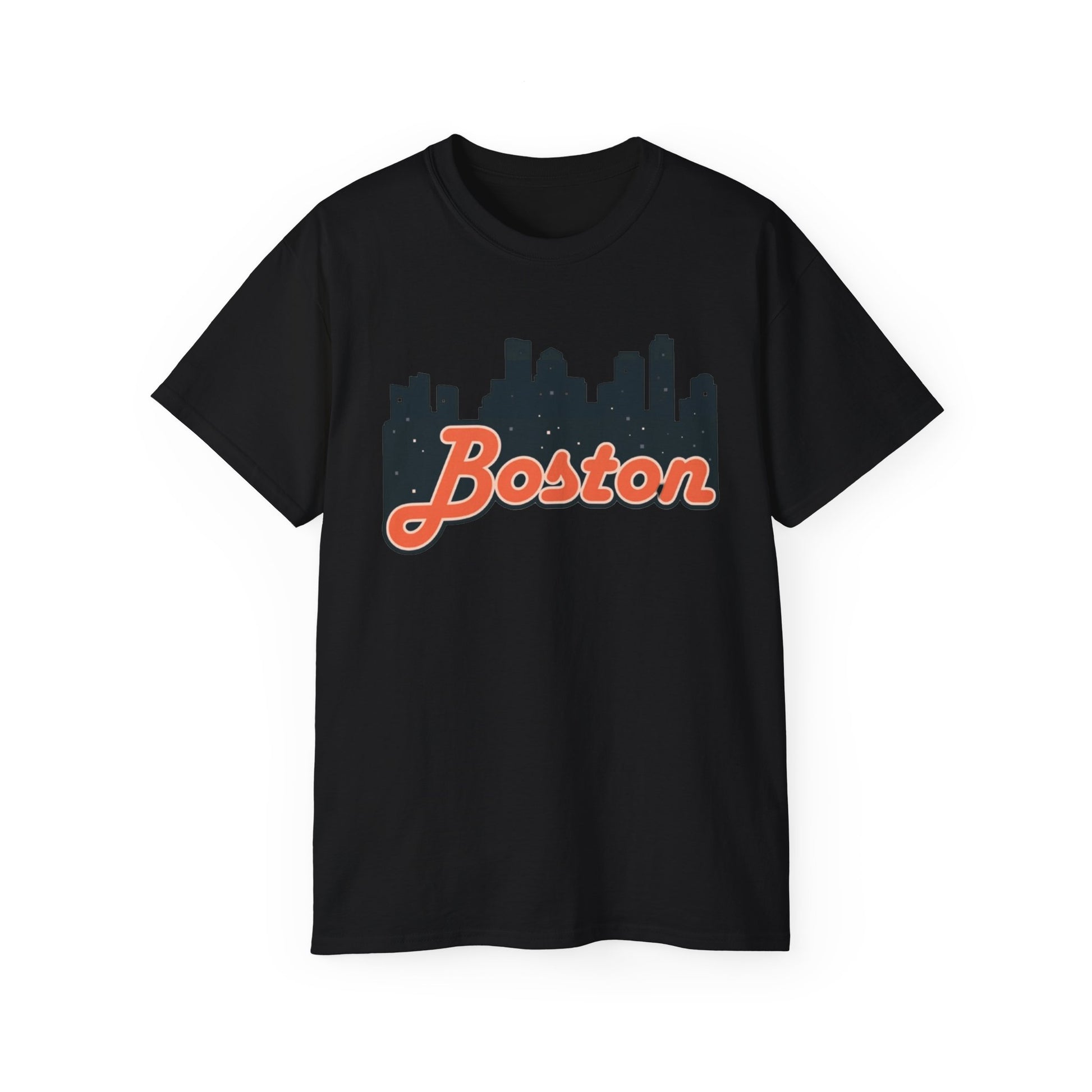 Boston Skyline Unisex Tee, Urban Apparel, City Pride Shirt, Gift for Boston Lovers, Casual Wear, Travel Souvenir